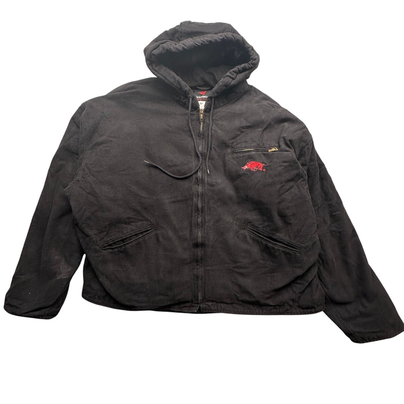 Other TeamWorx Arkansas Razorbacks Duck Canvas Work Jacket Mens XL Size US XL / EU 56 / 4 - 6 Thumbnail