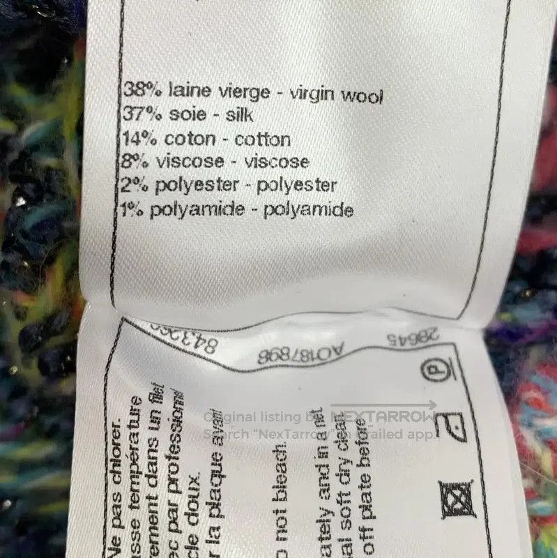Chanel Chanel Colorful Wool Women's T-Shirt . Size XS / US 0-2 / IT 36-38 - 7 Thumbnail