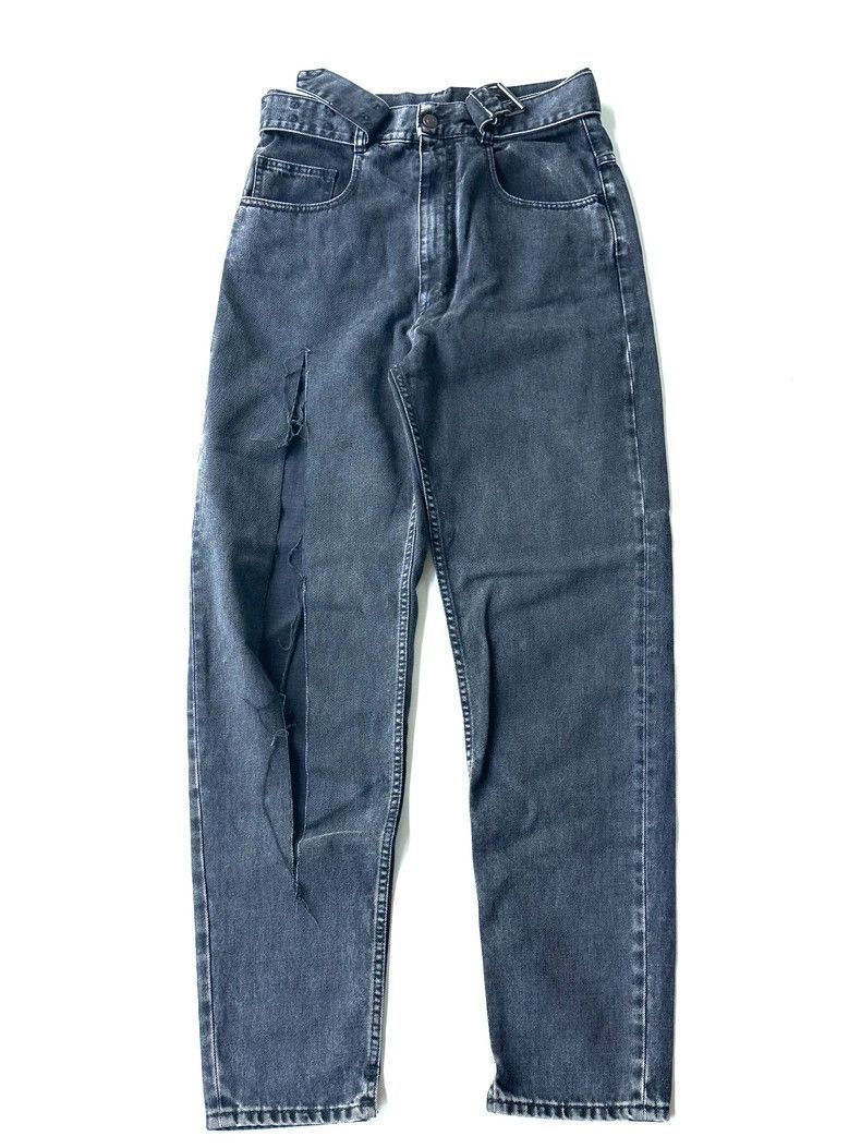 Maison Margiela Maison Margiela Cut jeans with a knife Size 26" / US 2 / IT 38 - 1 Thumbnail