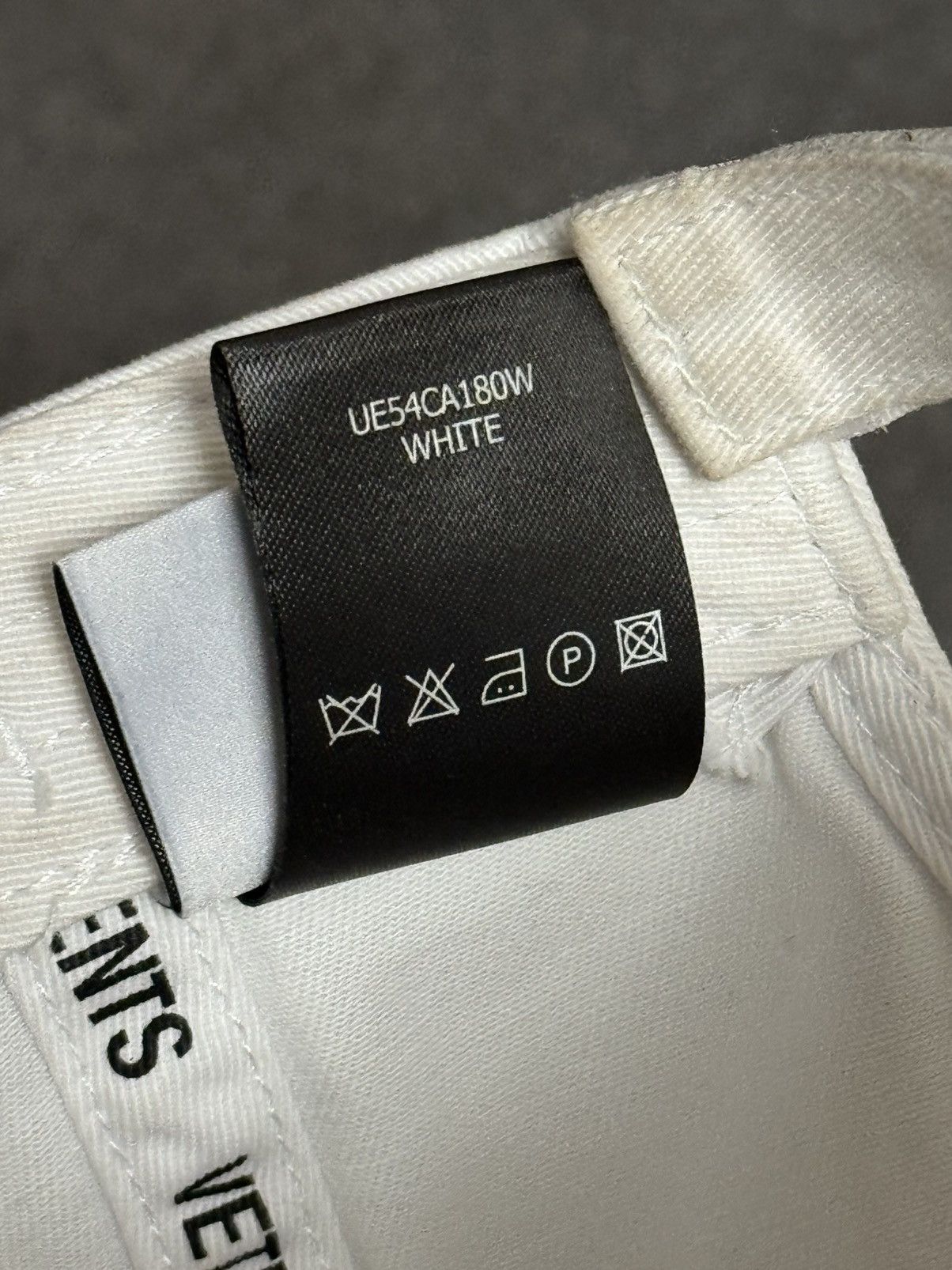 Vetements Vetements white cap Size ONE SIZE - 7 Thumbnail