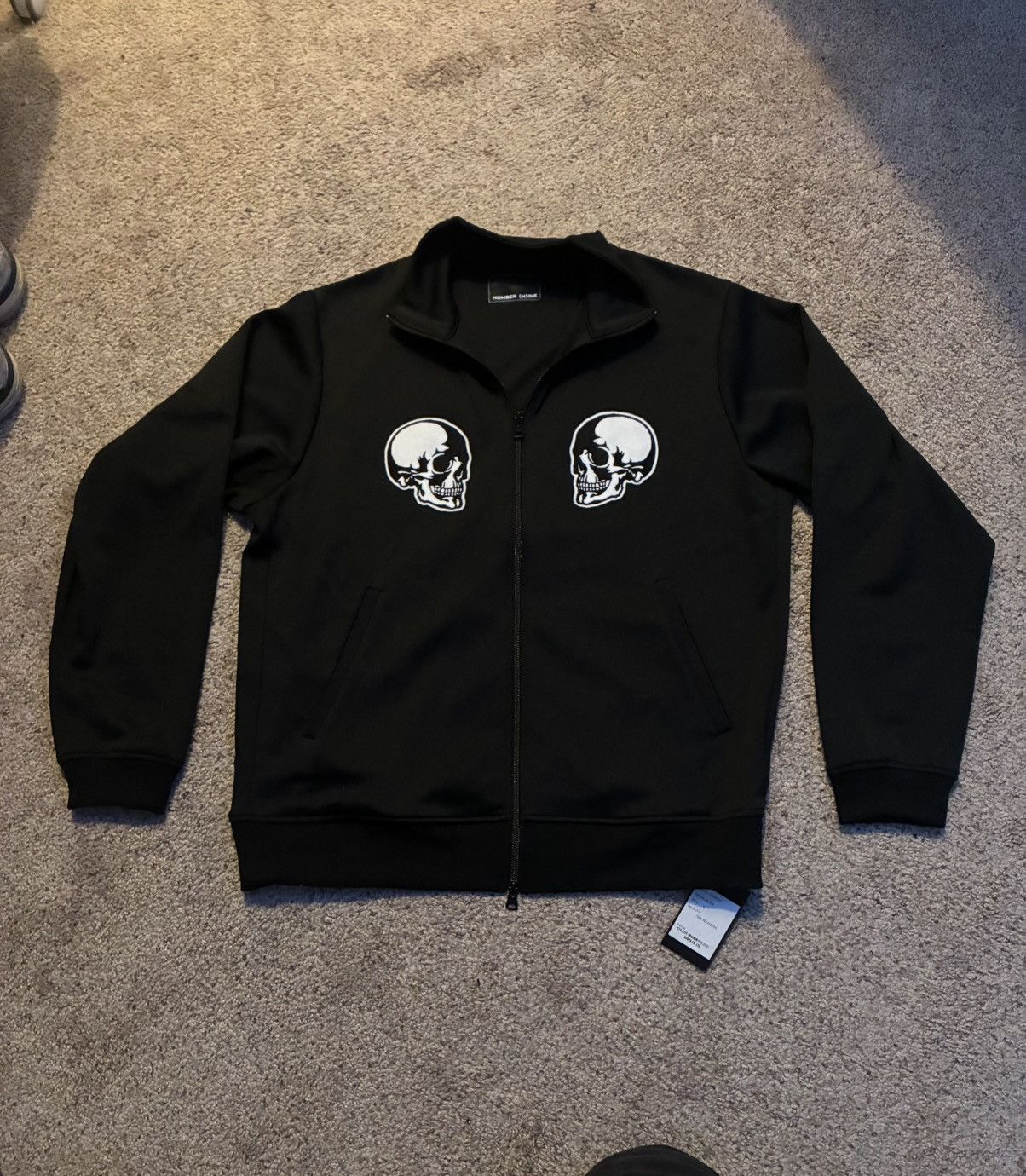 Number Nine Double Skull Hoodie | Grailed