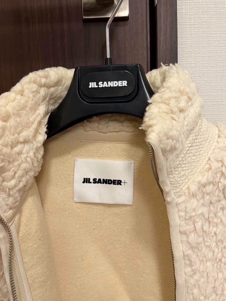 Jil Sander Jil Sander Ivory wool fleece jacket Size XS / US 0-2 / IT 36-38 - 3 Thumbnail