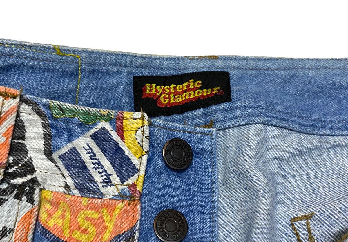 Hysteric Glamour × Japanese Brand Very Rare Design Vintage Hysteric Glamour Flared Jeans 1990s Size US 30 / EU 46 - 7 Thumbnail