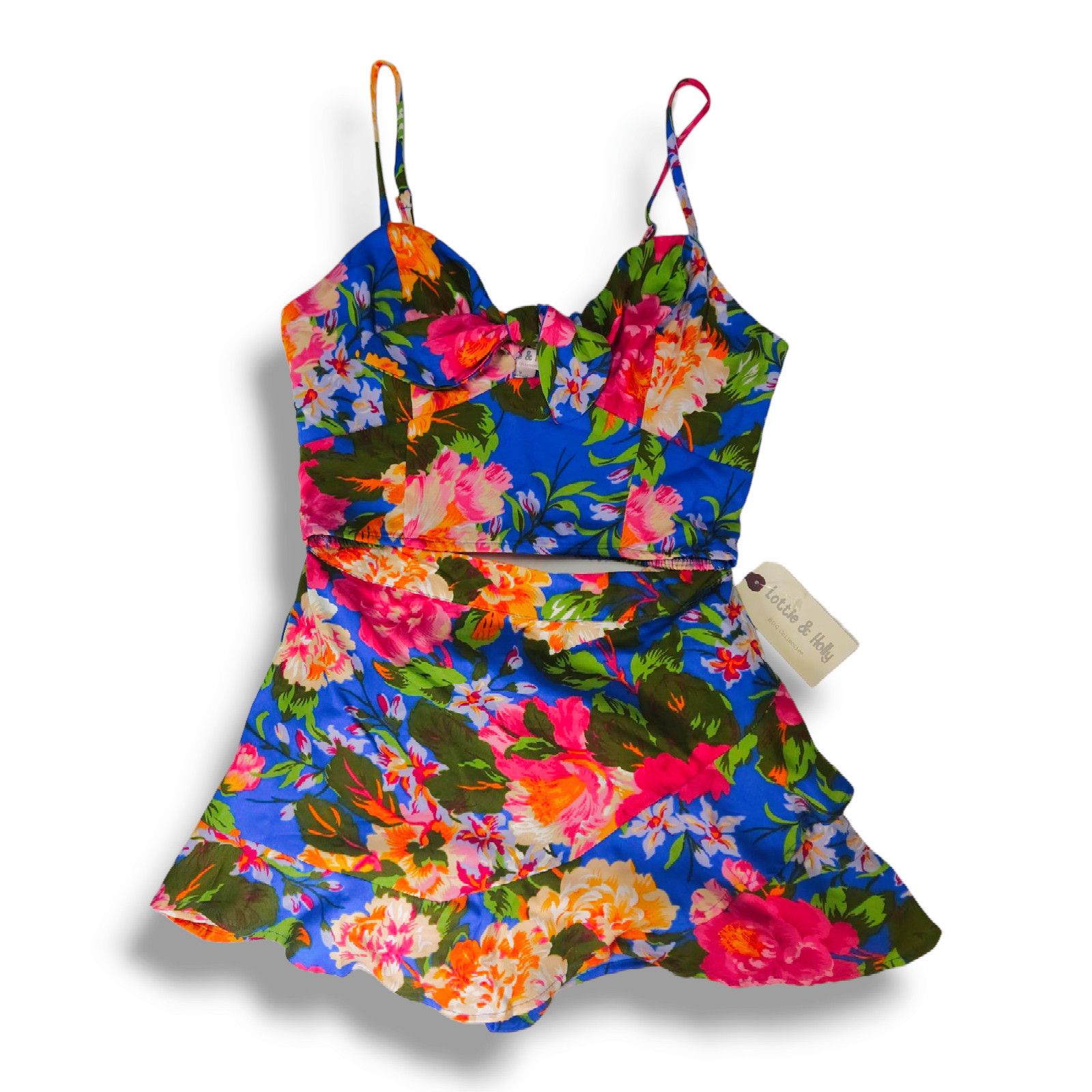 Other NWT Lottie & Holly Coordinated 2pc Set Crop Top & Skort Sz M Size 29" - 2 Thumbnail