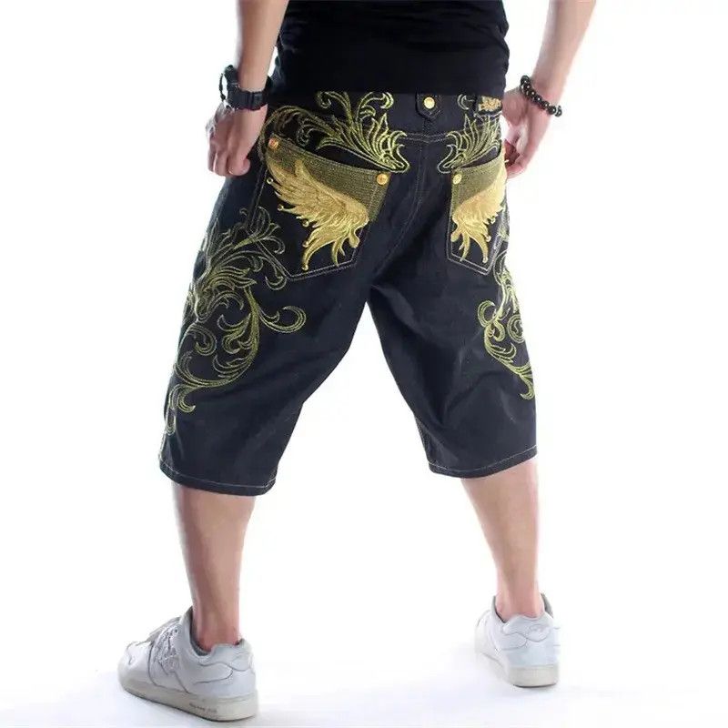 Japanese Brand Embroidered Vintage Jorts Y2K Shorts Hip Hop Summer Size US 32 / EU 48 - 3 Thumbnail
