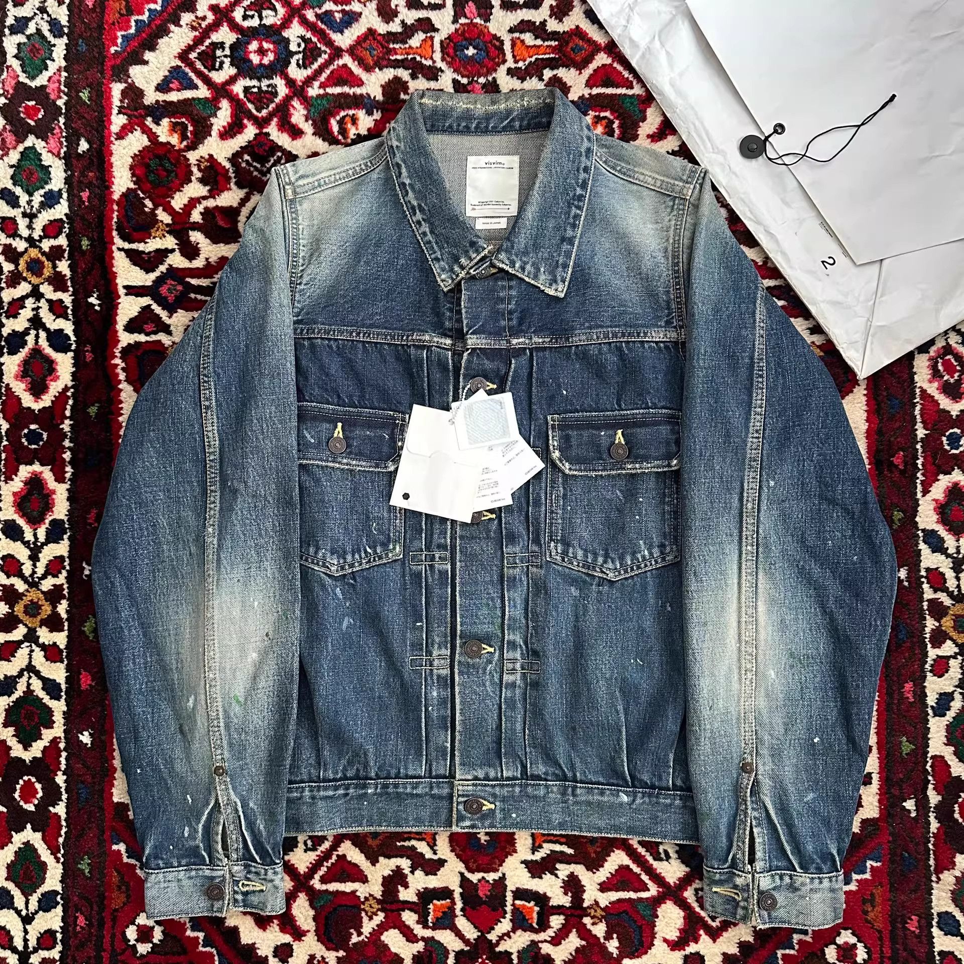 Visvim VISVIM 18AW 101 JUMBO Denim Jacket Size US M / EU 48-50 / 2 - 1 Thumbnail