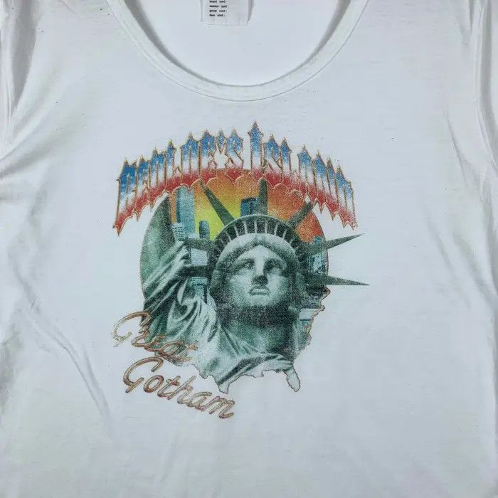 Vintage PAGEBOY GOTHAM CITY Bedloe’s Island Liberty Tee Shirt Size M / US 6-8 / IT 42-44 - 3 Thumbnail