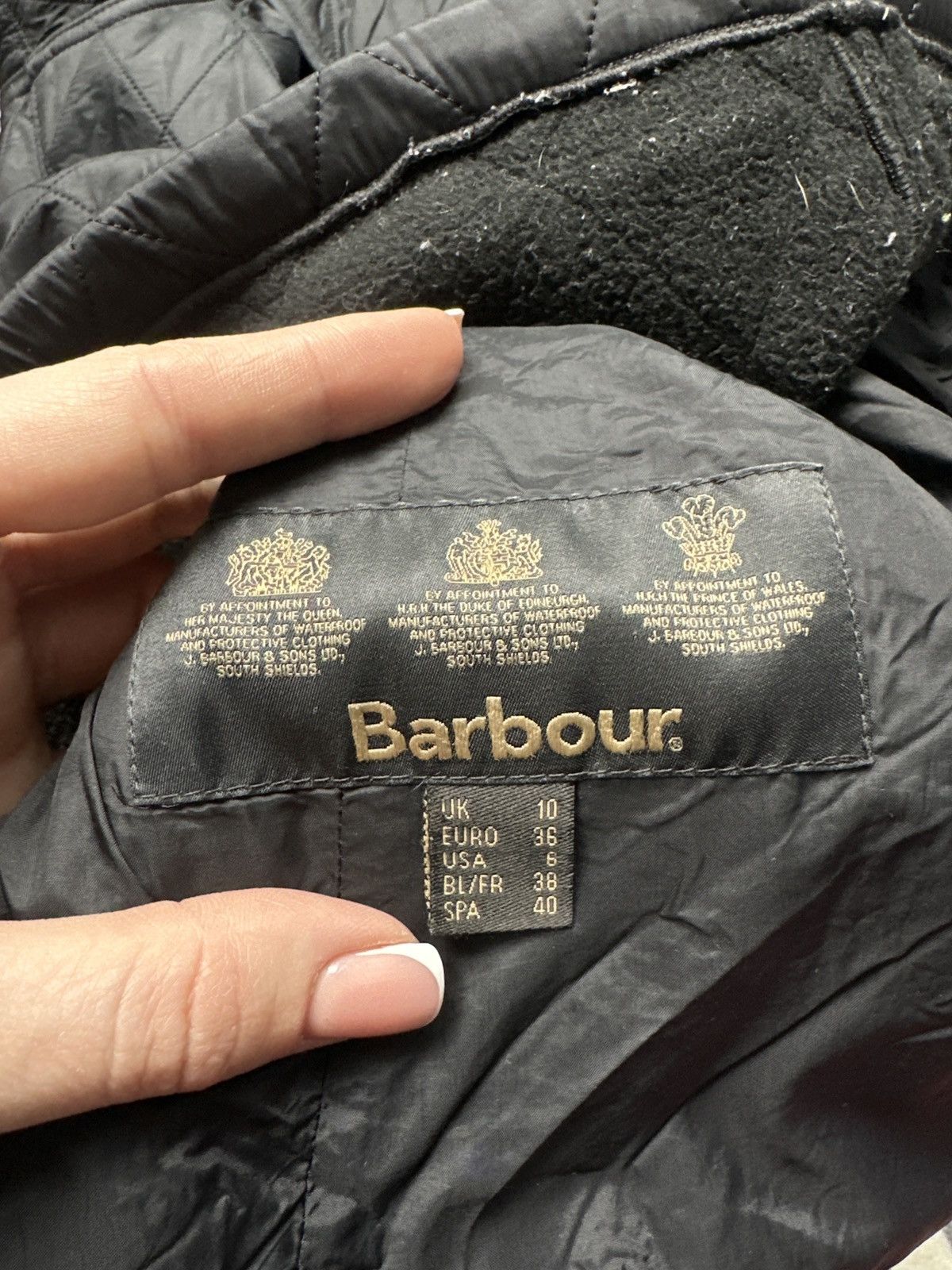Barbour × Vintage Barbour Vintage Womens Polarquilt Quilted Jacket Size M / US 6-8 / IT 42-44 - 9 Thumbnail