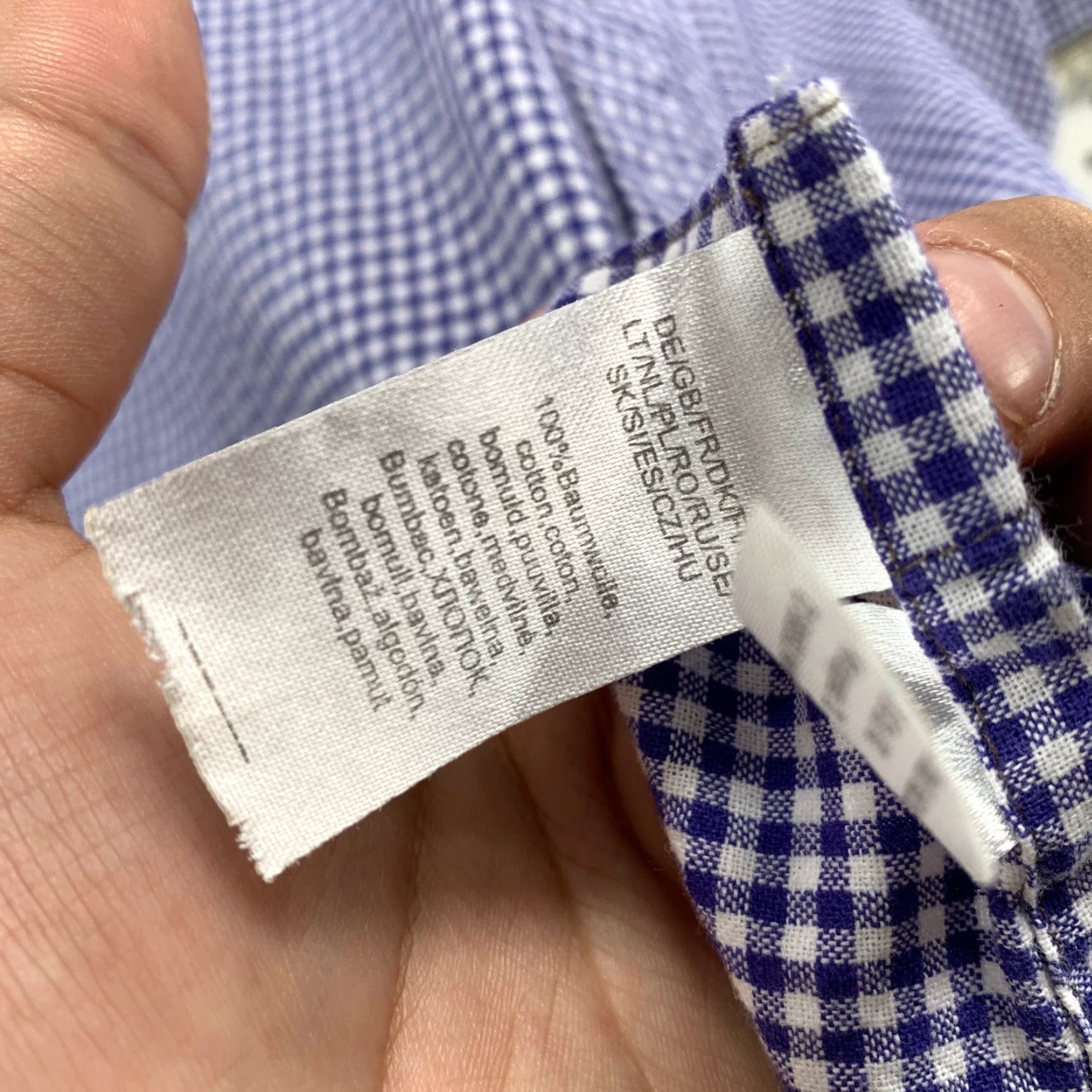 Vintage VINTAGE OS Trachten Button Shirt Mens 3XL Blue White Checkered German Bavarian Size US XXL / EU 58 / 5 - 3 Thumbnail