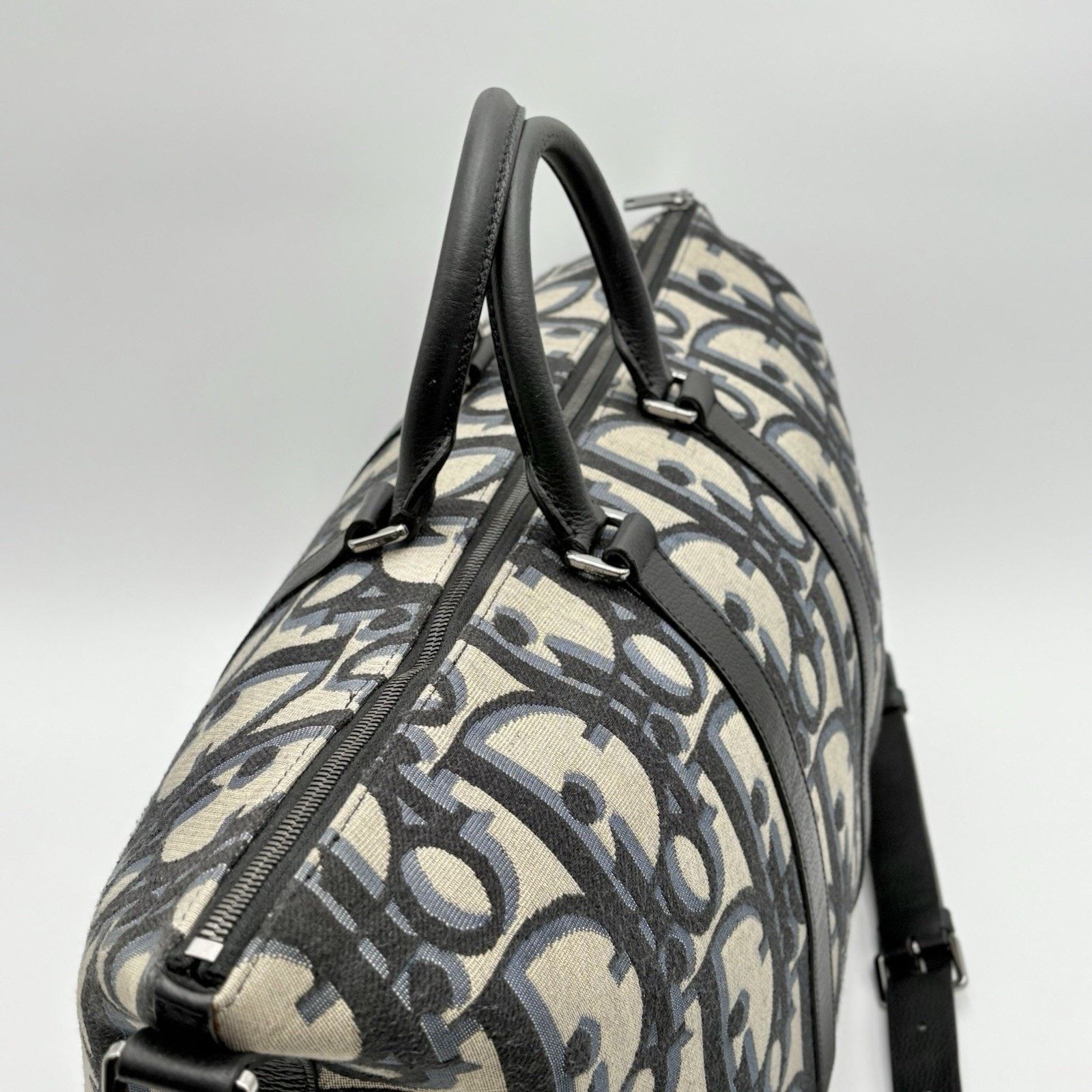 Dior Dior Oblique Jacquard Maxi Weekender 40 Bag | SUPER CLEAN! Size ONE SIZE - 12 Thumbnail
