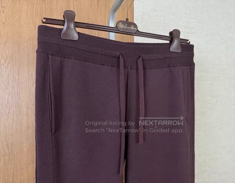 Loro Piana Loro Piana size S Men's Casual Knit Trousers for Autumn and Size US 26 / EU 42 - 2 Thumbnail