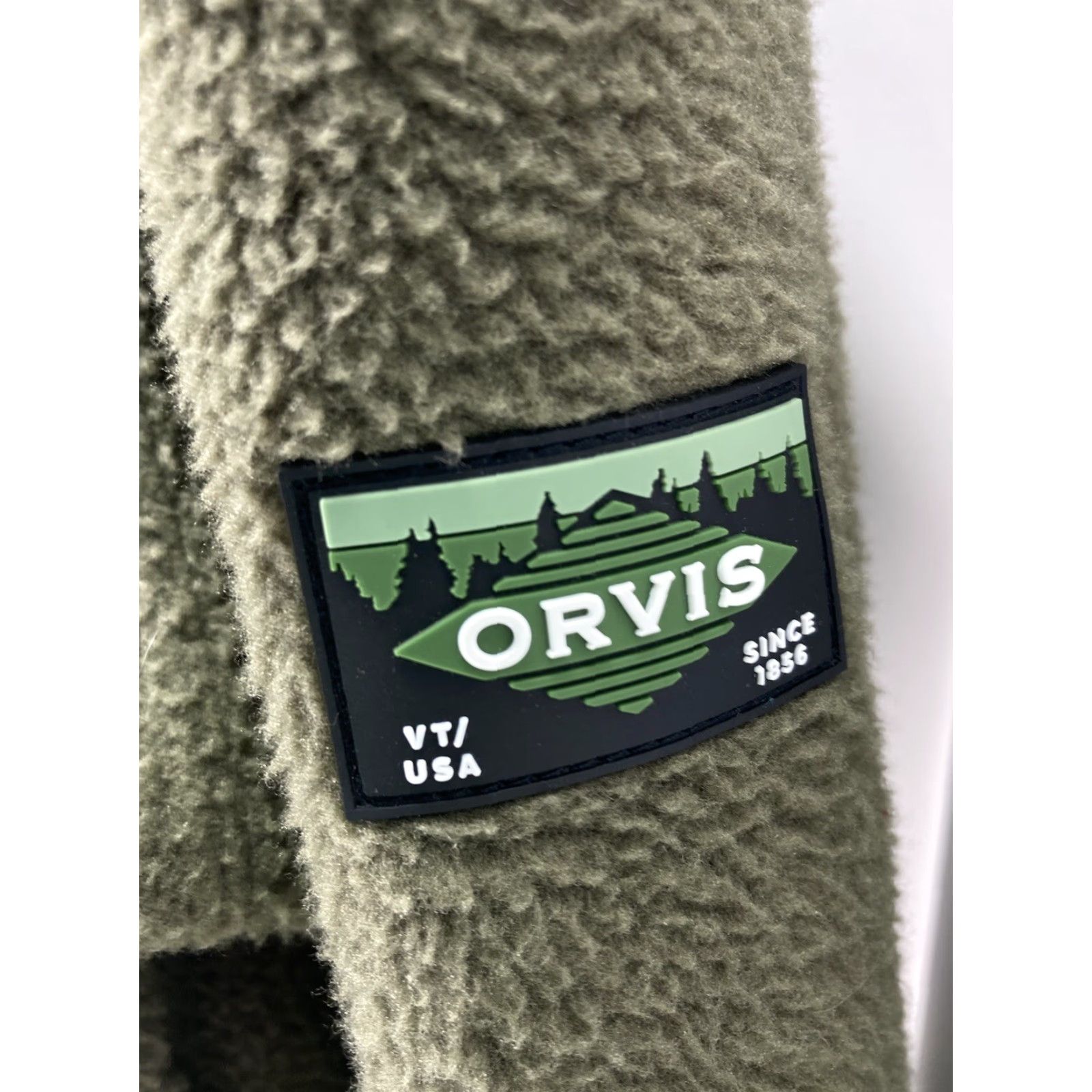 Orvis VINTAGE Orvis Fleece Jacket Men M Green Full Zip Mock Neck Pockets Casual Size US M / EU 48-50 / 2 - 3 Thumbnail
