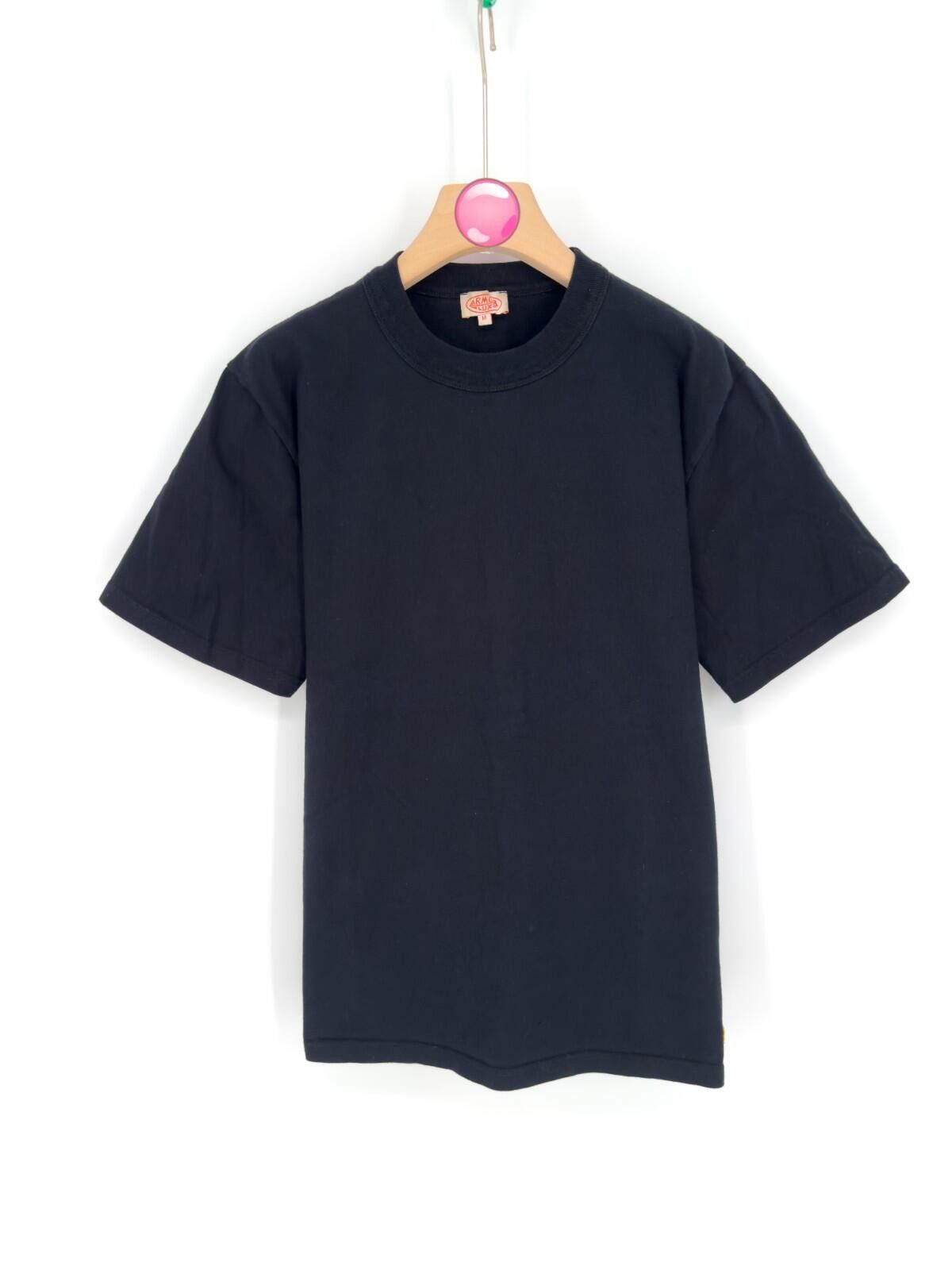 Armor-Lux Armor Lux Black Cotton Crew Neck Short Sleeve TShirt Men's M Size US M / EU 48-50 / 2 - 1 Thumbnail