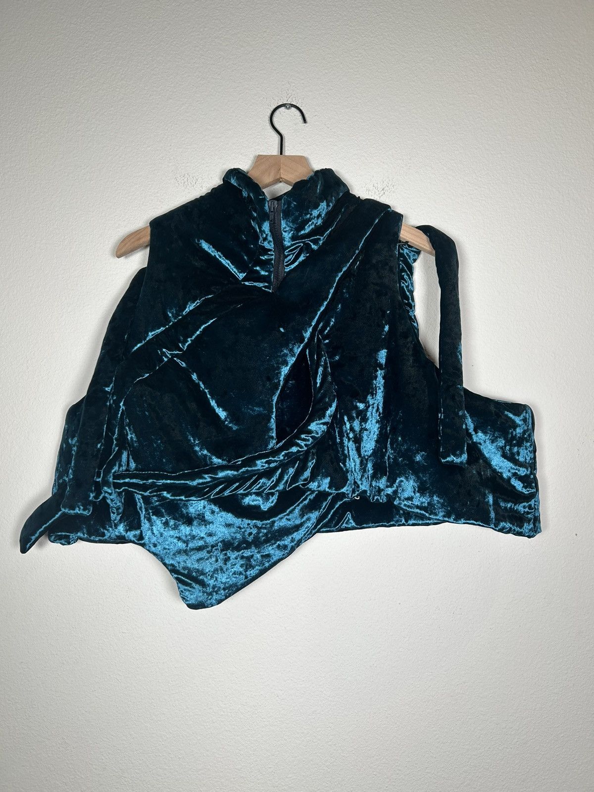Ottolinger Velvet Modular Cropped puffer Vest Size US M / EU 48-50 / 2 - 1 Thumbnail