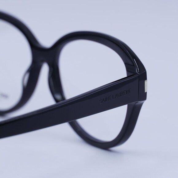 Saint Laurent Paris 🕶️ New Saint Laurent SL411 001 Black Eyeglasses -57mm Size ONE SIZE - 2 Thumbnail