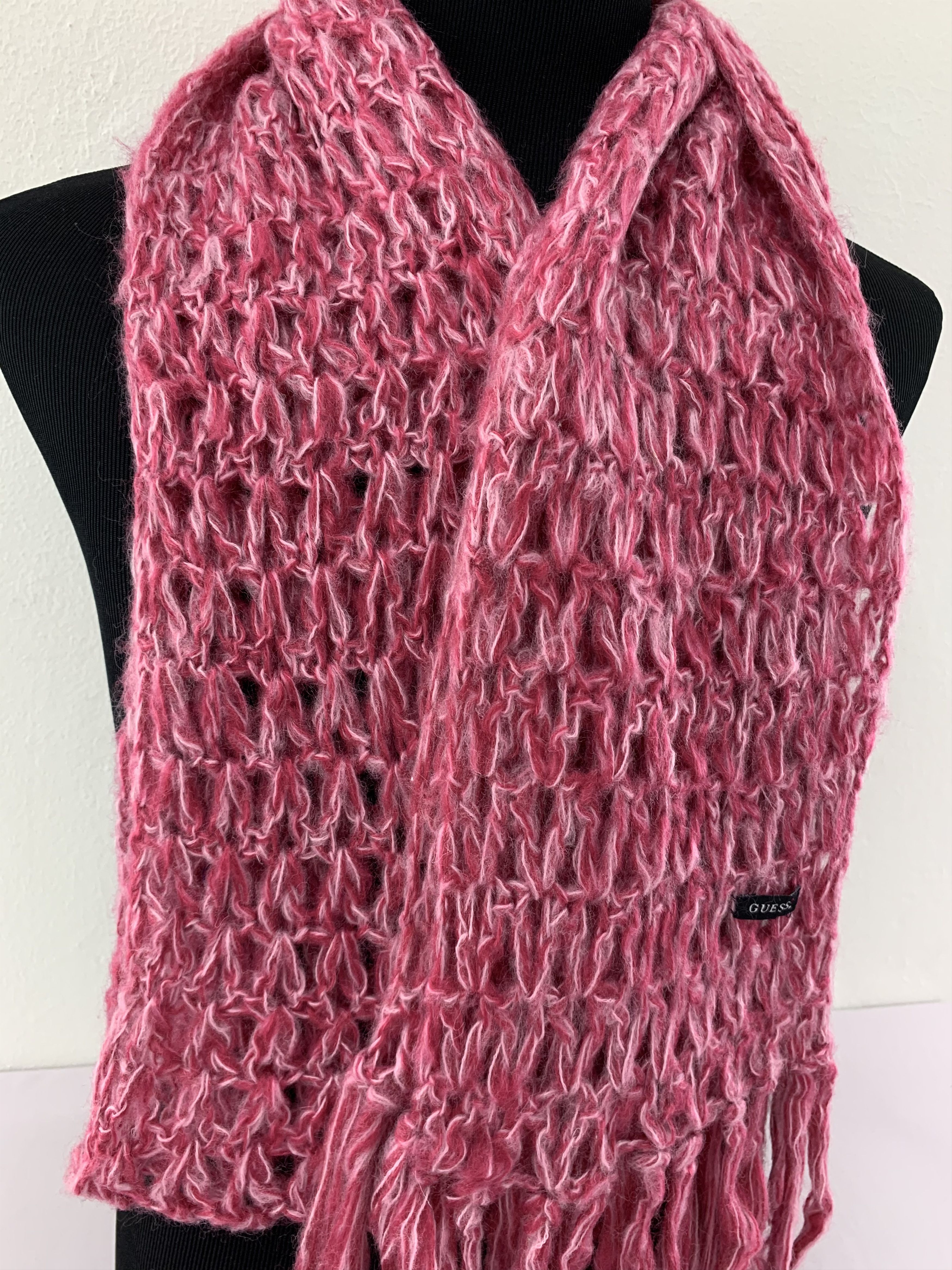 Guess Guess Knit Scarf Wool Muffler Neck Wrap BL4018 Size ONE SIZE - 2 Thumbnail