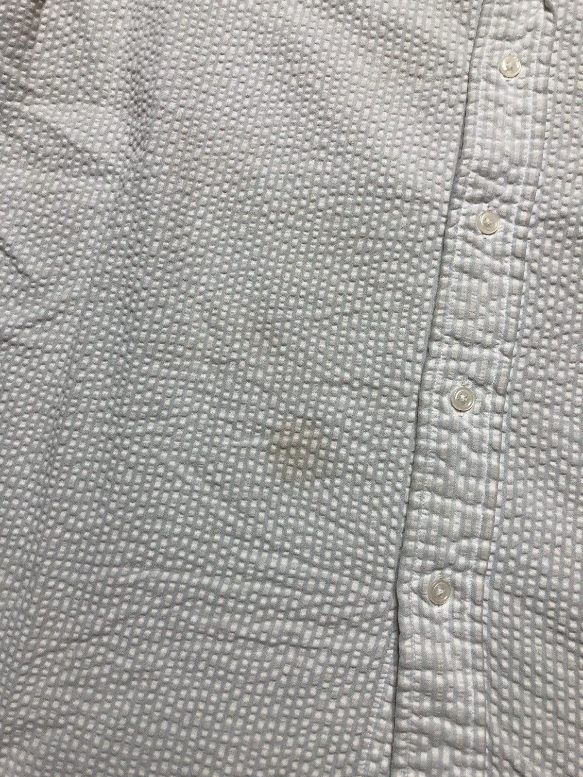 Vintage Vintage button shirt Arrow striped seersucker stained large Size US L / EU 52-54 / 3 - 2 Thumbnail