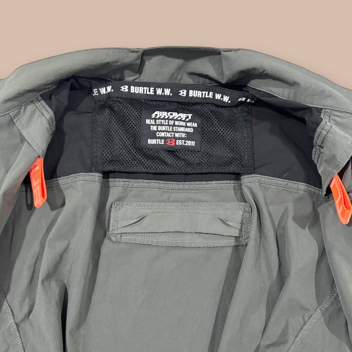 Japanese Brand Burtle Workwear Air Conditioning Work Clothes S/S Jacket Size US L / EU 52-54 / 3 - 6 Thumbnail