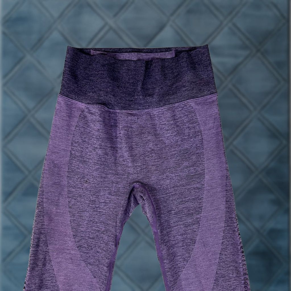 Pinko PINK Leggings Womens XS Seamless High Waist Active Yoga Pants Purple Solid Athletic Cross Training Gym & Training Size 26" / US 2 / IT 38 - 1 Thumbnail