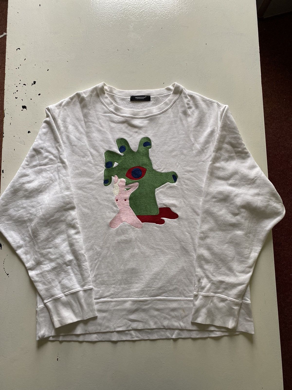 image of Jun Takahashi x Undercover Sweatshirt in White, Men's (Size Medium)