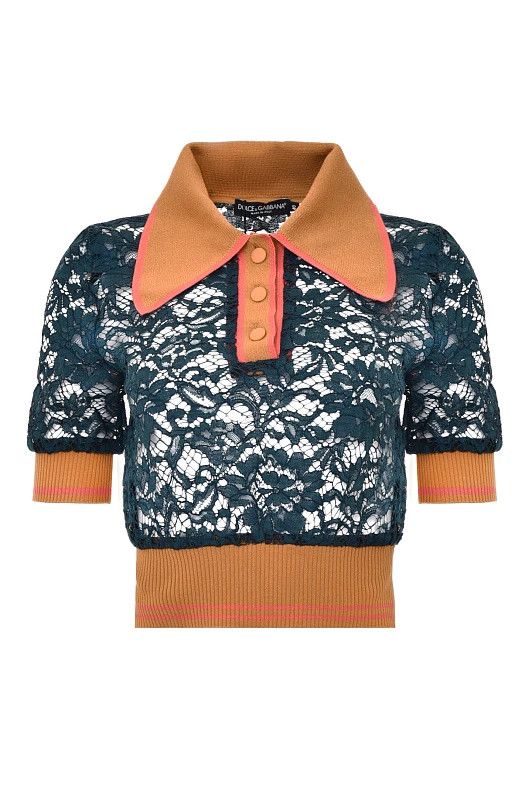 Dolce & Gabbana o1y0925 Polo Shirt in Multicolor Size S / US 4 / IT 40 - 1 Thumbnail