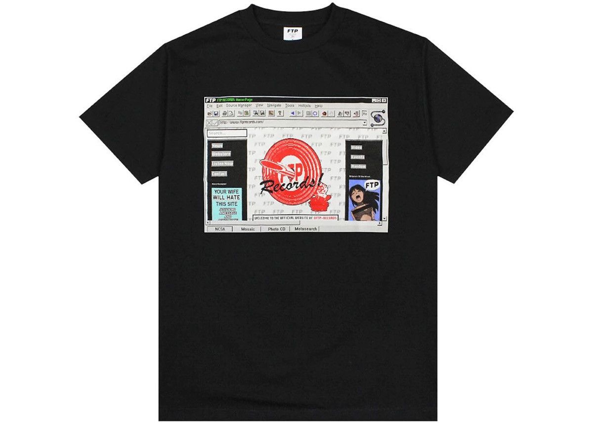 FTP Website Tee Black - FW19