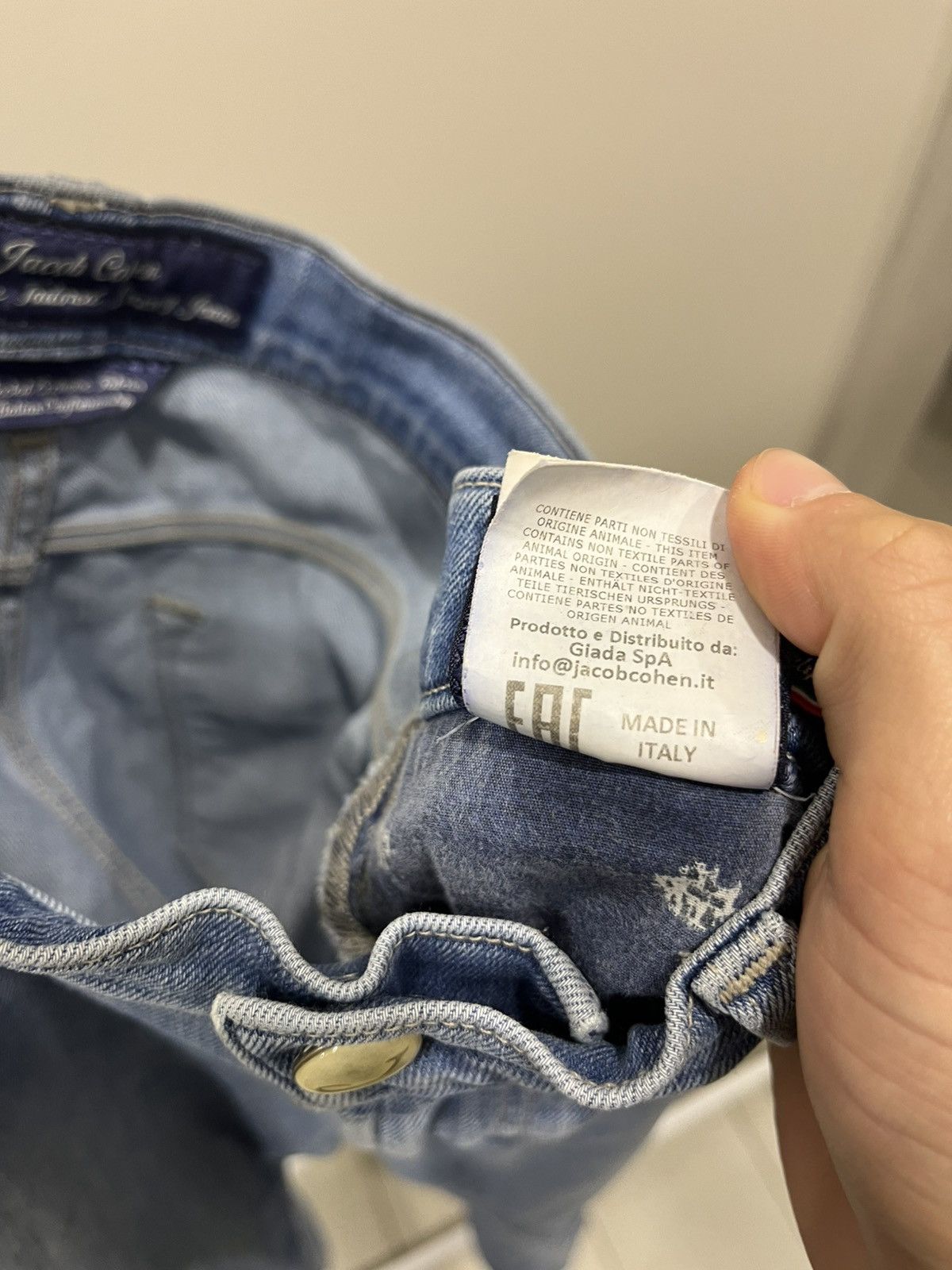 Jacob Cohen Mens jacob cohen made in Italy denim jeans size 27 Size US 27 - 10 Thumbnail