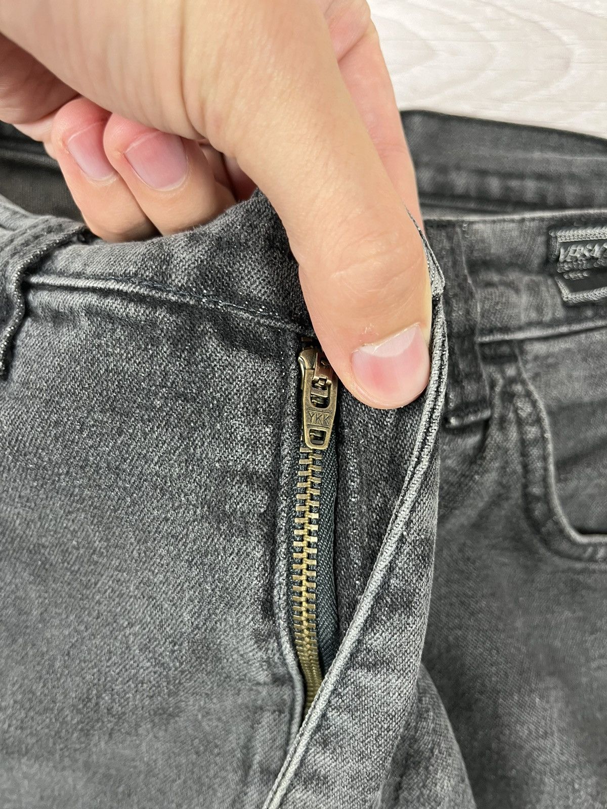 Versace Jeans Couture Versace Jeans Couture Vintage 90s Black Denim Pants Size US 30 / EU 46 - 10 Thumbnail