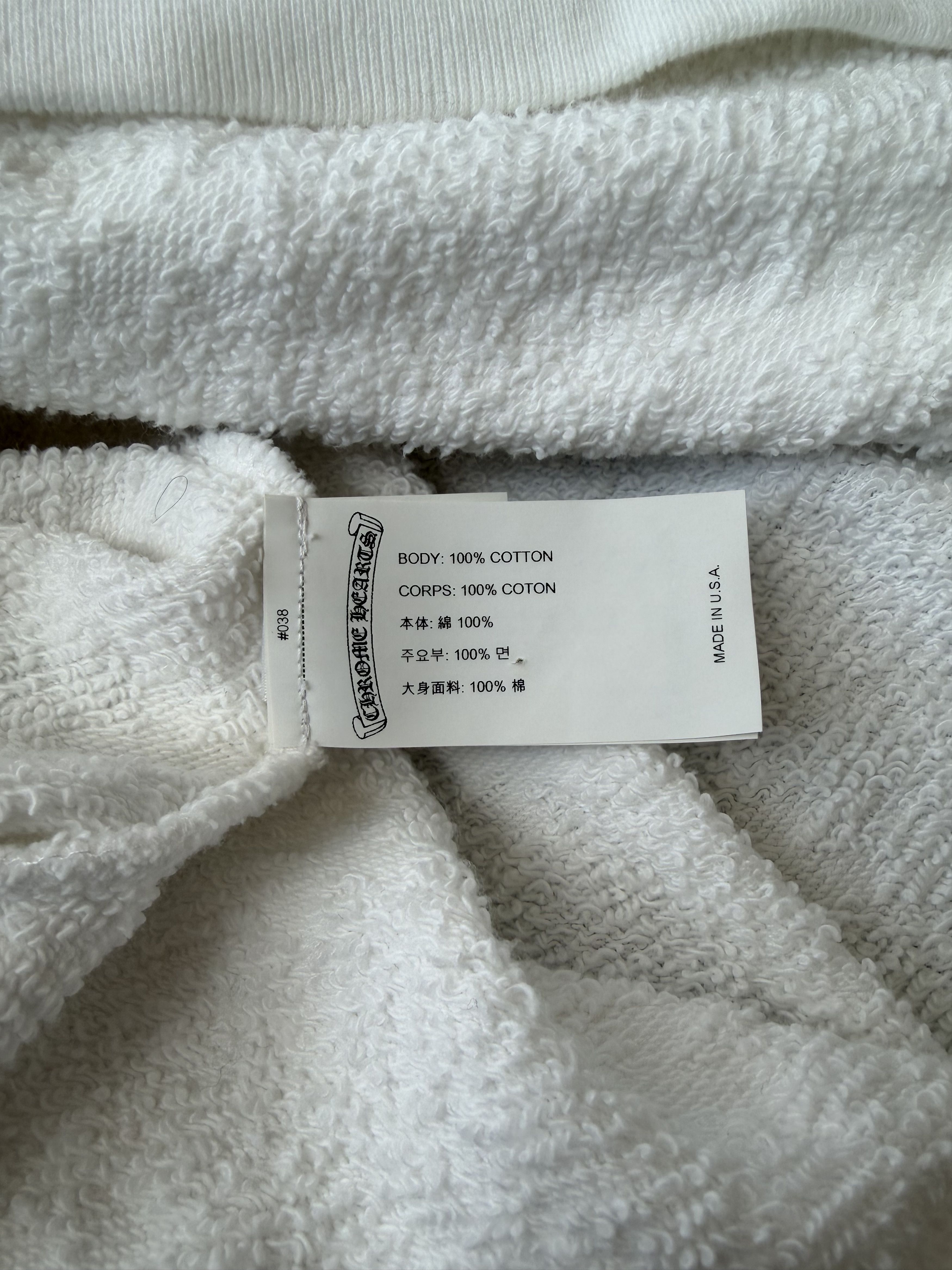 Chrome Hearts Chrome Hearts White Cross Jacquard Embroidered Hoodie Size US M / EU 48-50 / 2 - 3 Thumbnail