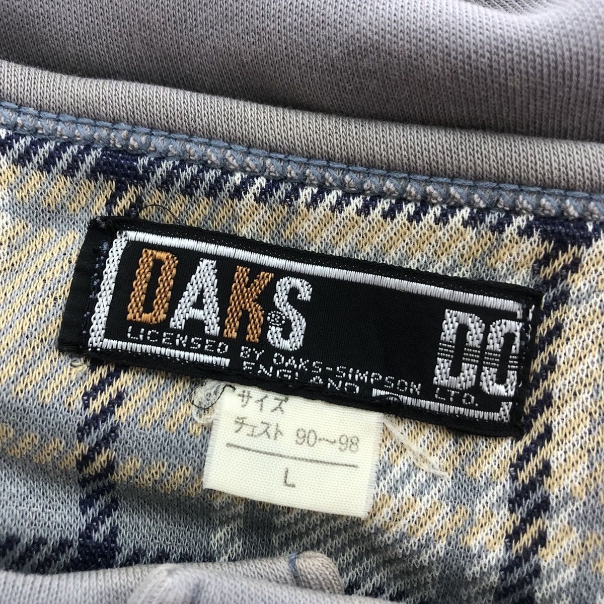 Vintage Vintage DARKS LONDON NOVA CHECKS Plaids Henley Tee Shirt Top Size L / US 10 / IT 46 - 5 Thumbnail