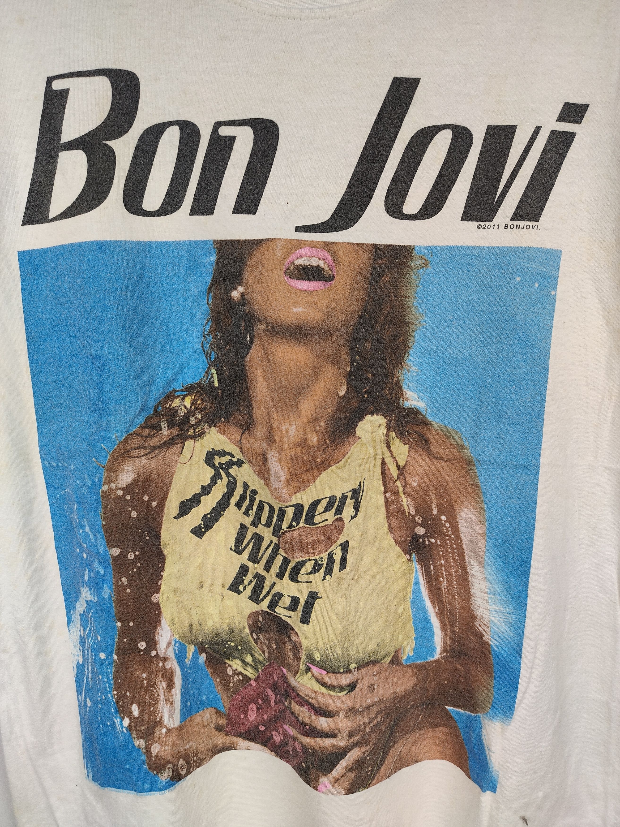 Band Tees × Vintage Bon jovi Band Shirt Size US S / EU 44-46 / 1 - 3 Thumbnail