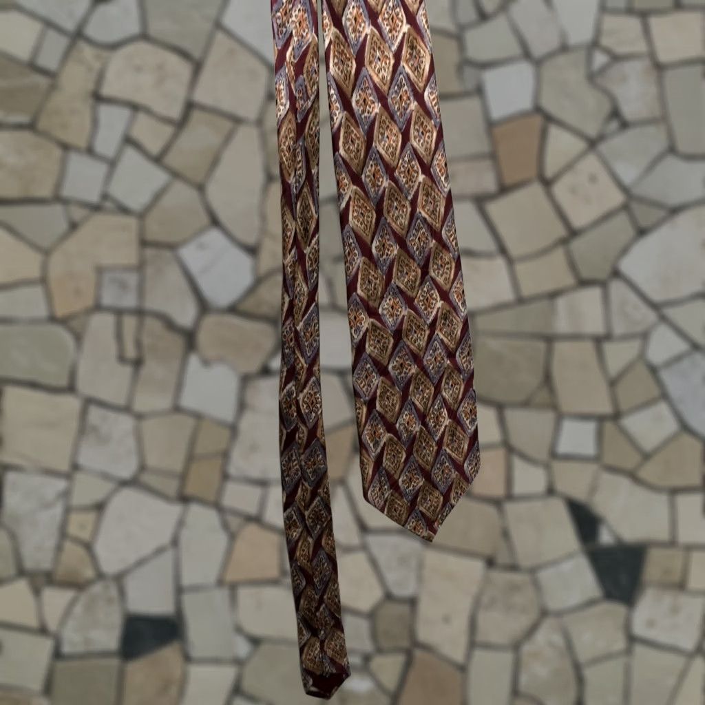 Vintage Vito Vintage Abstract Neck Tie Silk - Hand Made in Italy Mens Size ONE SIZE - 1 Thumbnail