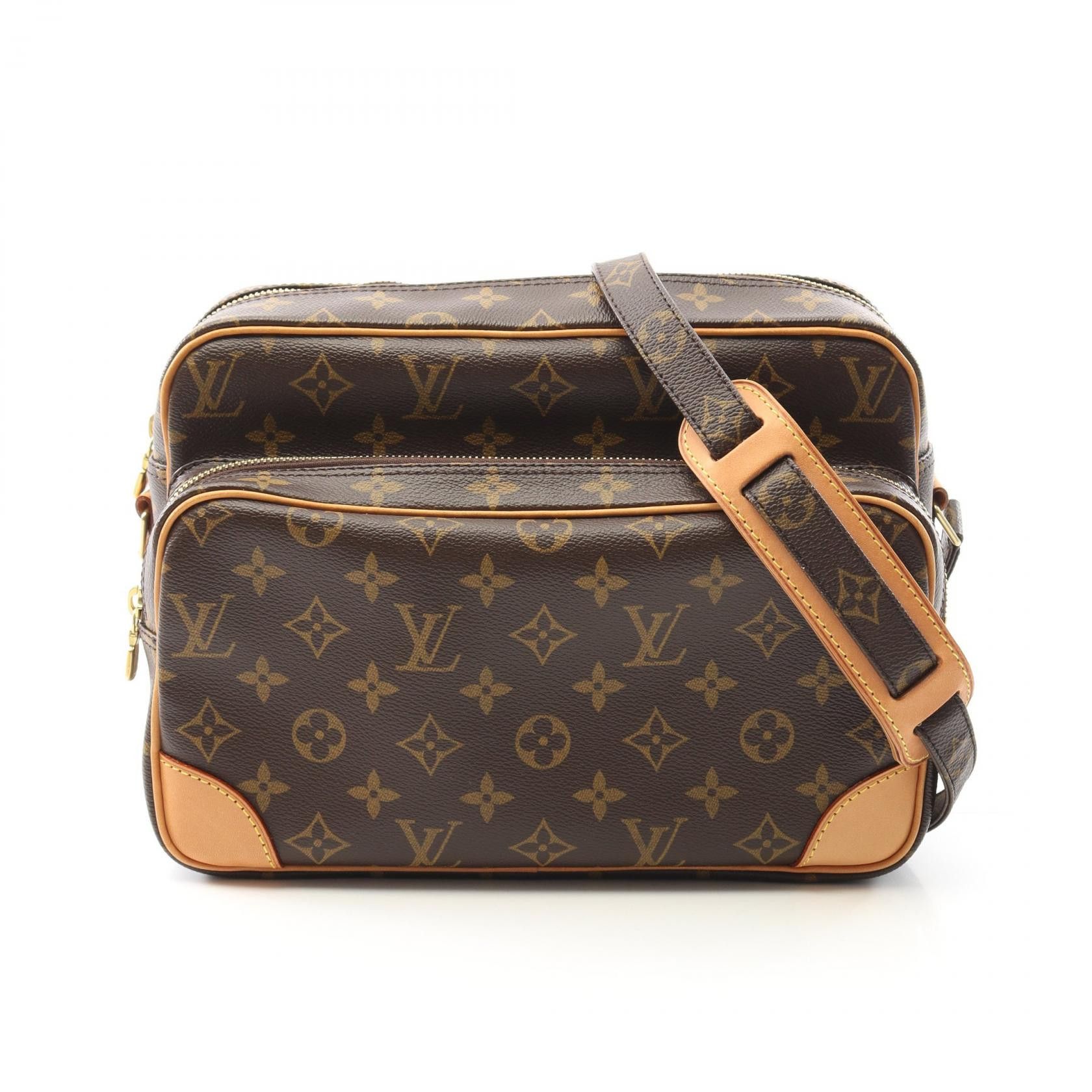 Louis Vuitton Louis Vuitton Nile Monogram Coated Canvas Shoulder Bag Canvas Shoulder Bag M45244 in Brown, Women's