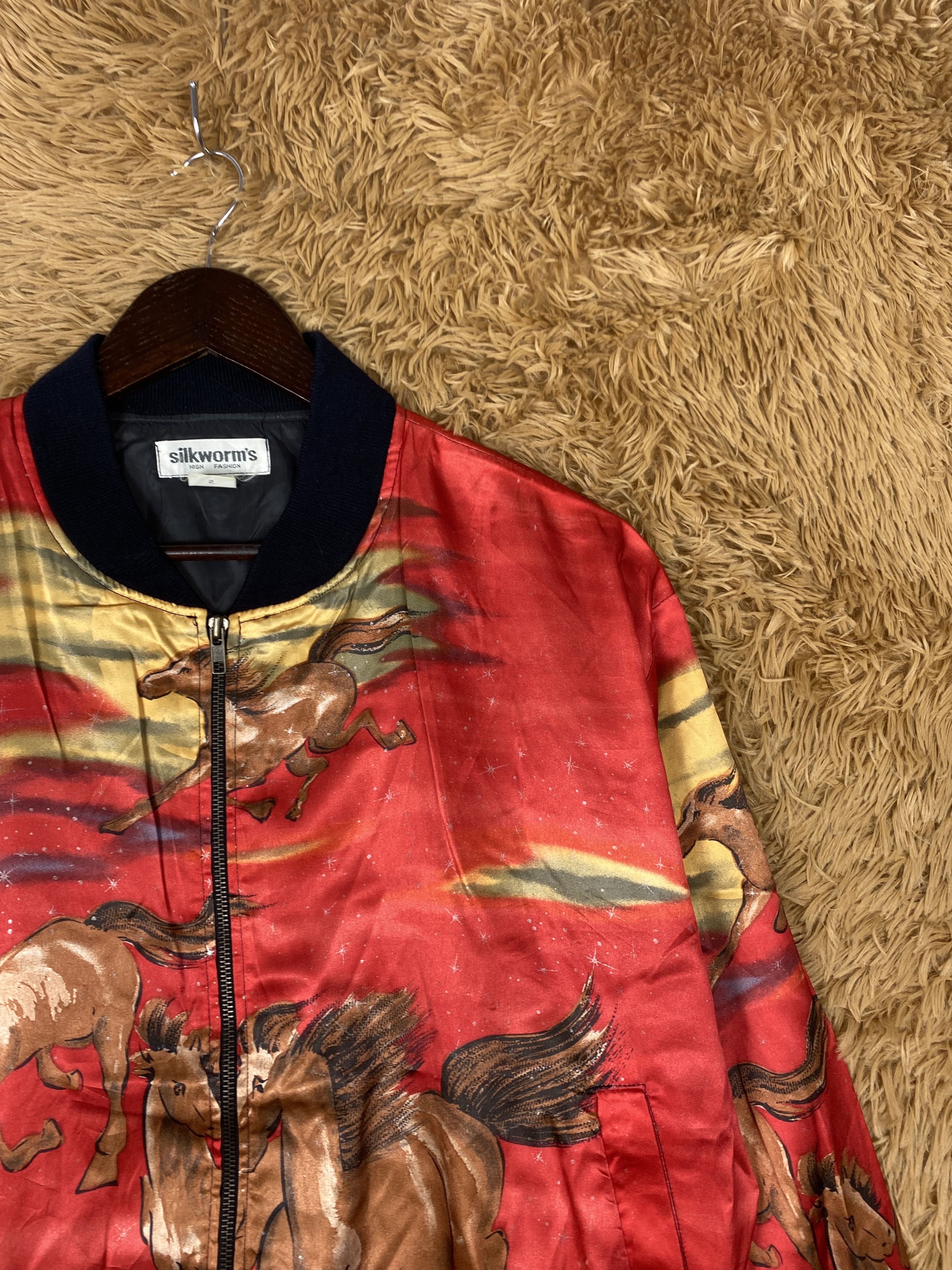 Japanese Brand Vintage Silkworm's Horse Art Jacket DJ0435 Size US M / EU 48-50 / 2 - 3 Thumbnail