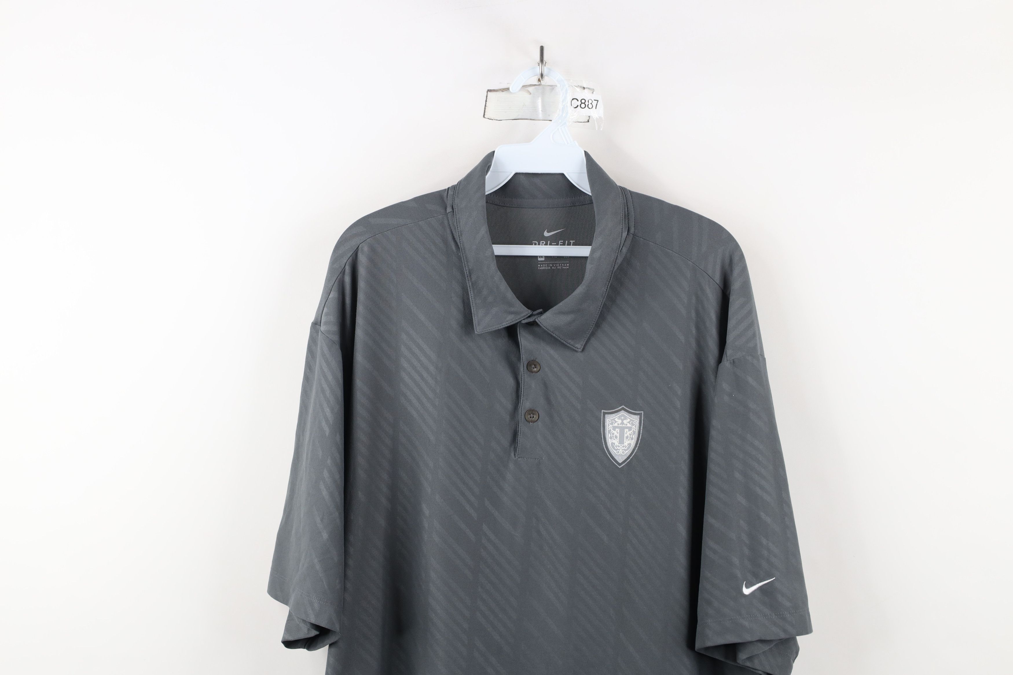 Nike × Vintage Nike Scott Mini Swoosh University of Toledo Crest Polo Shirt Size US XXL / EU 58 / 5 - 2 Thumbnail