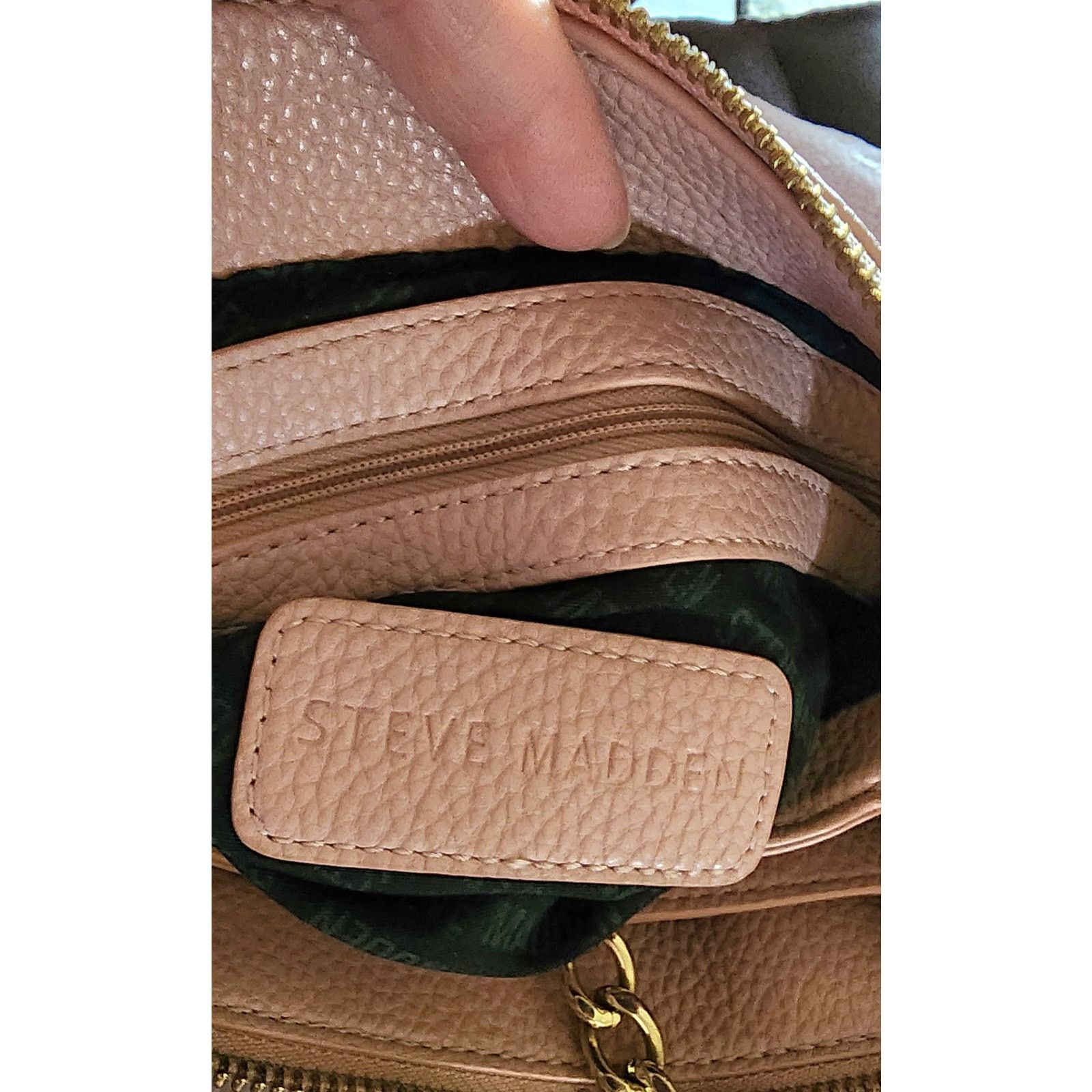 Steve Madden Steve Madden laser cut faux-leather crossbody shoulder bag. Size ONE SIZE - 8 Thumbnail