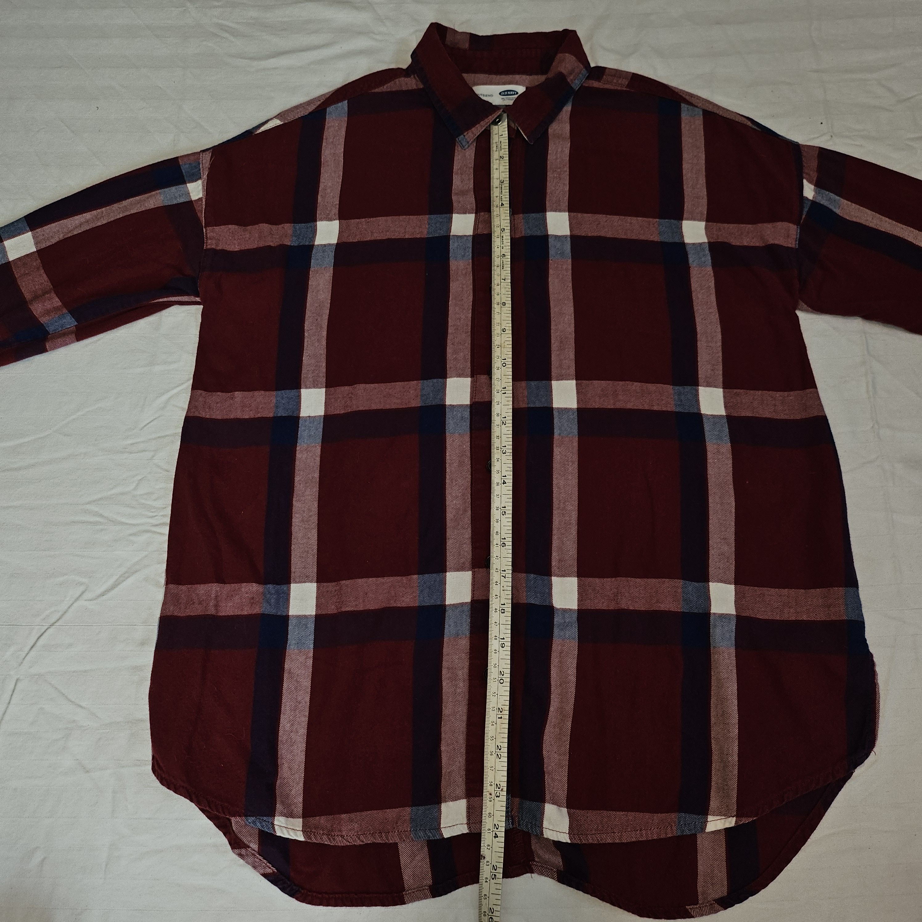 Old Navy Old Navy Flannel Woman's S Red/White/Blue Size S / US 4 / IT 40 - 8 Thumbnail