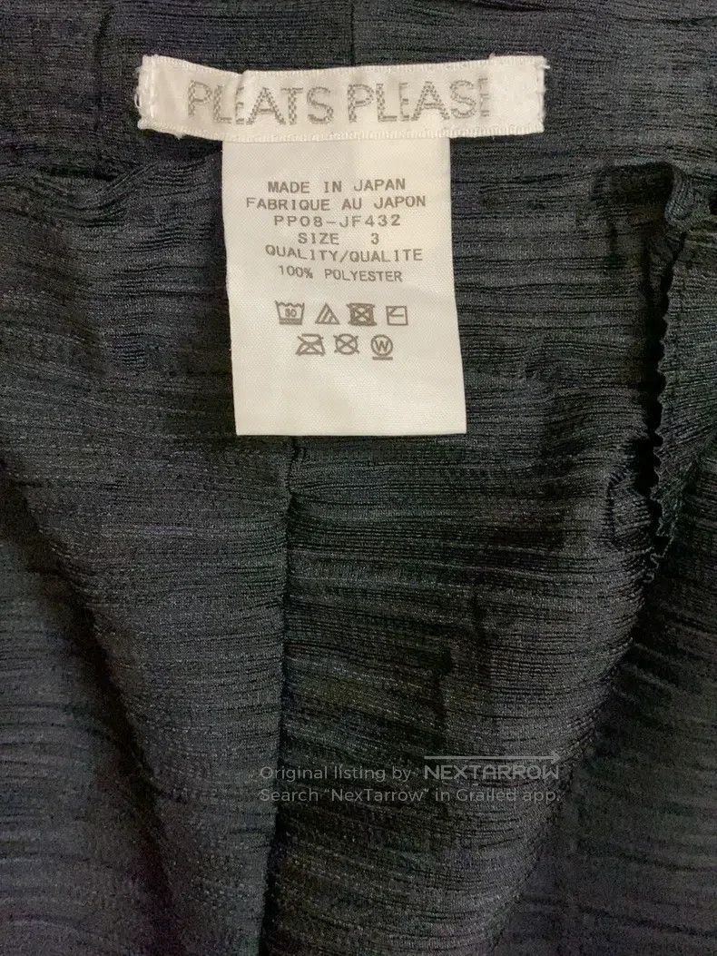 Issey Miyake Issey Miyake size:3 Black Irregular Trousers Size 22" - 3 Thumbnail