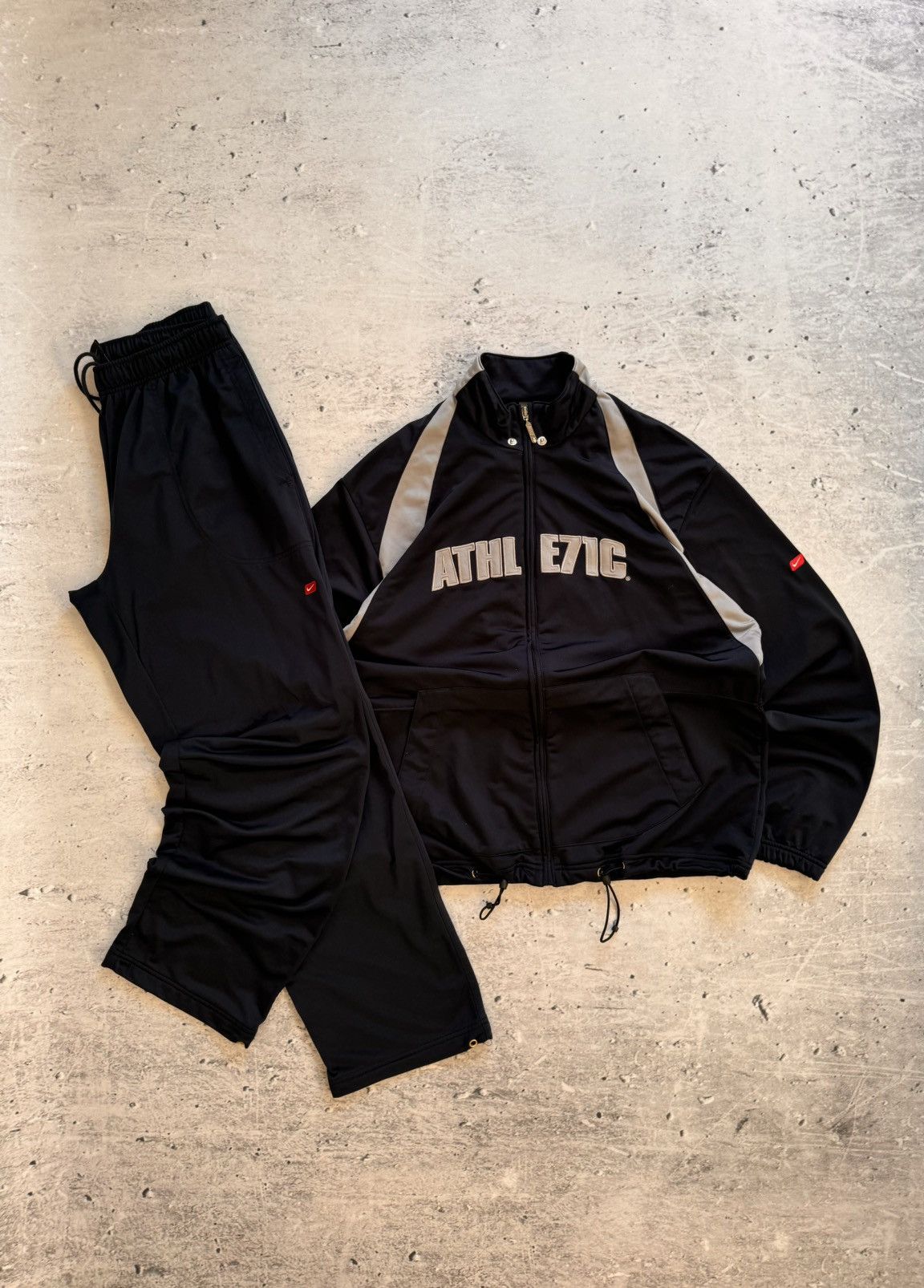 Nike × Vintage NIKE VINTAGE OVERSIZE DRIL TRACK SUIT Y2k Size US L / EU 52-54 / 3 - 1 Thumbnail