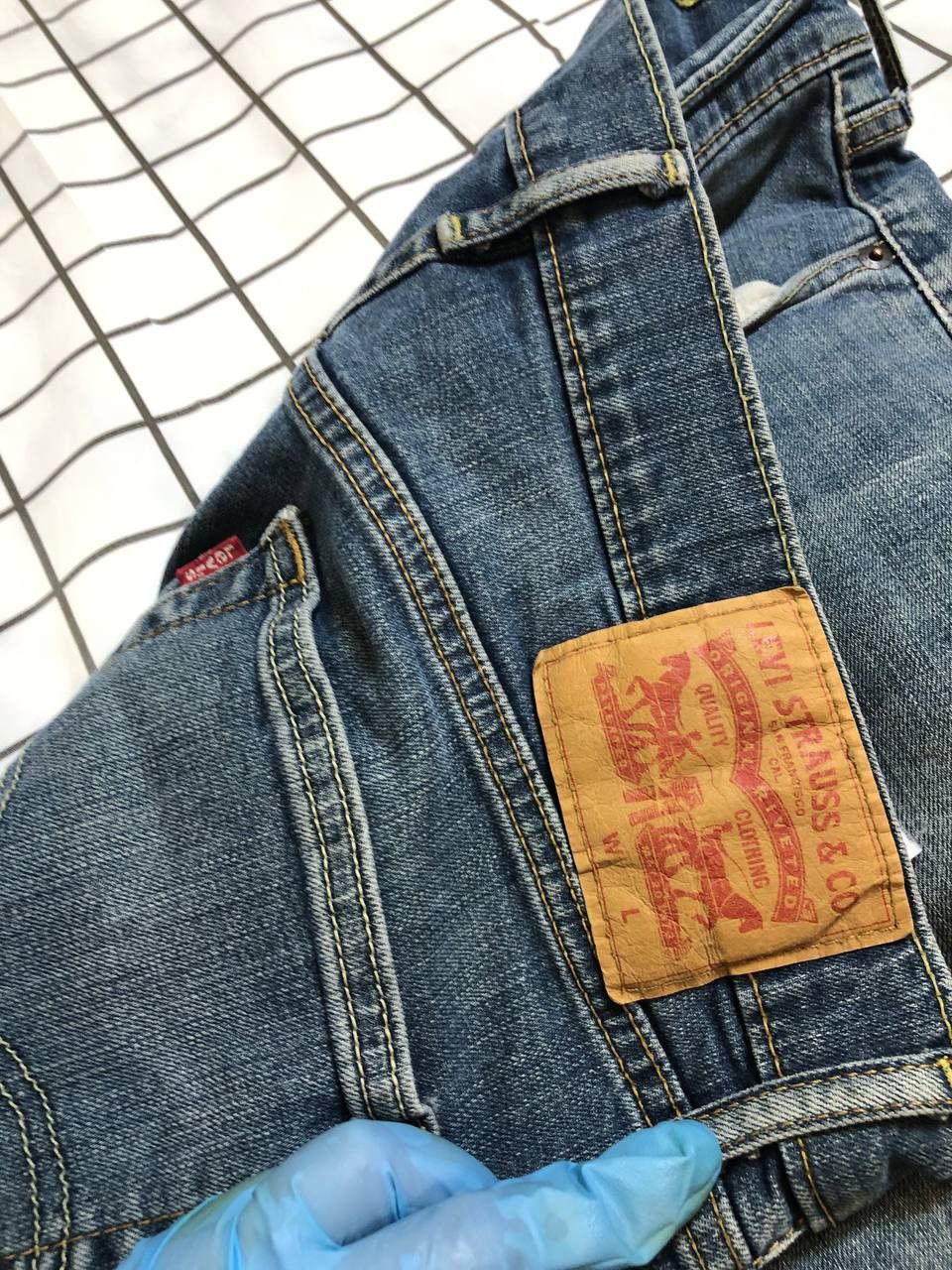 Levi's Levis 514 MENS Jeans Blue Distressed Slim Fit Straight Leg Size US 34 / EU 50 - 18 Thumbnail