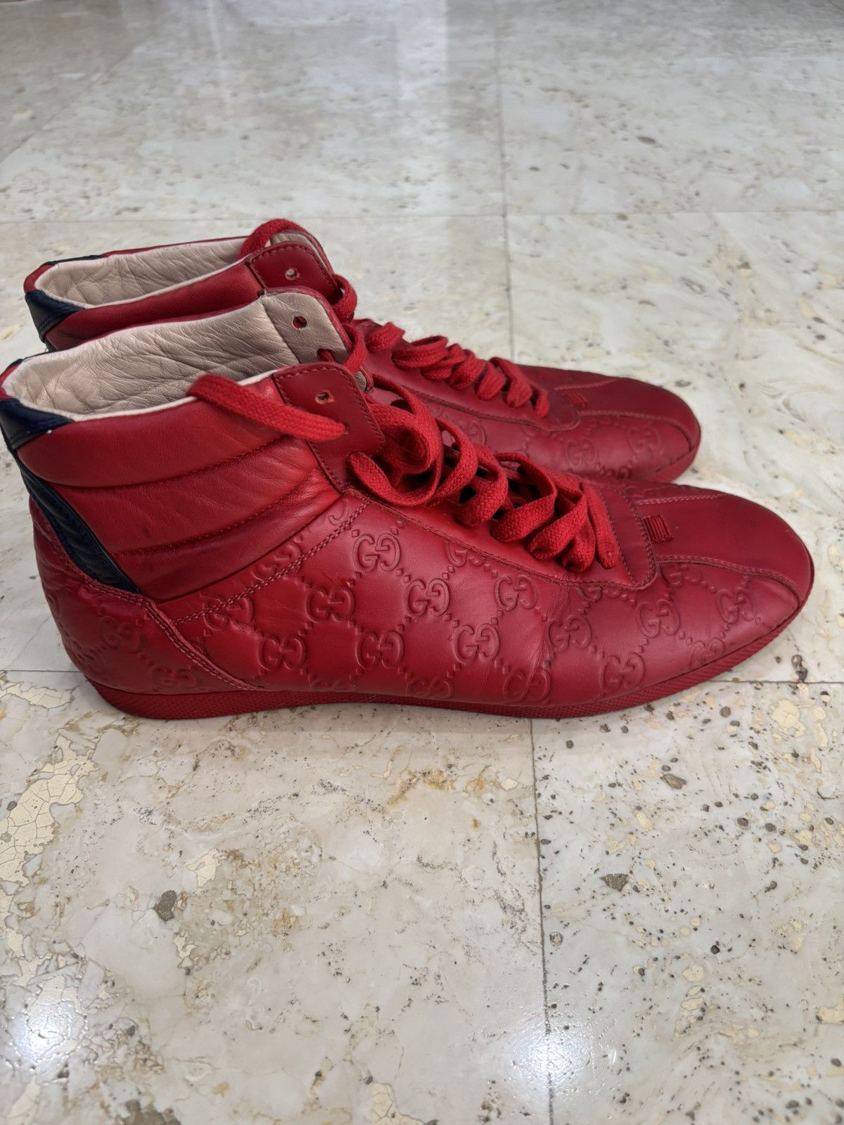 Gucci Signature High Top 'Red'