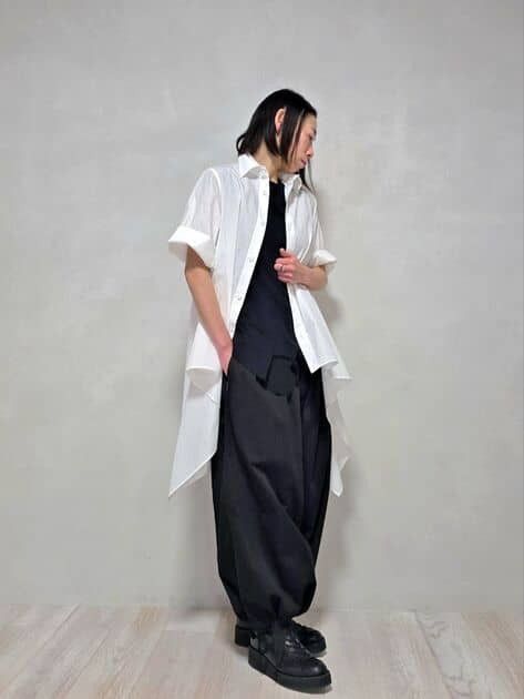 Yohji Yamamoto Yohji Yamamoto - WOOL 2WAY SUSPENDER SKIRT Size 24" / US 00 / IT 34 - 14 Thumbnail
