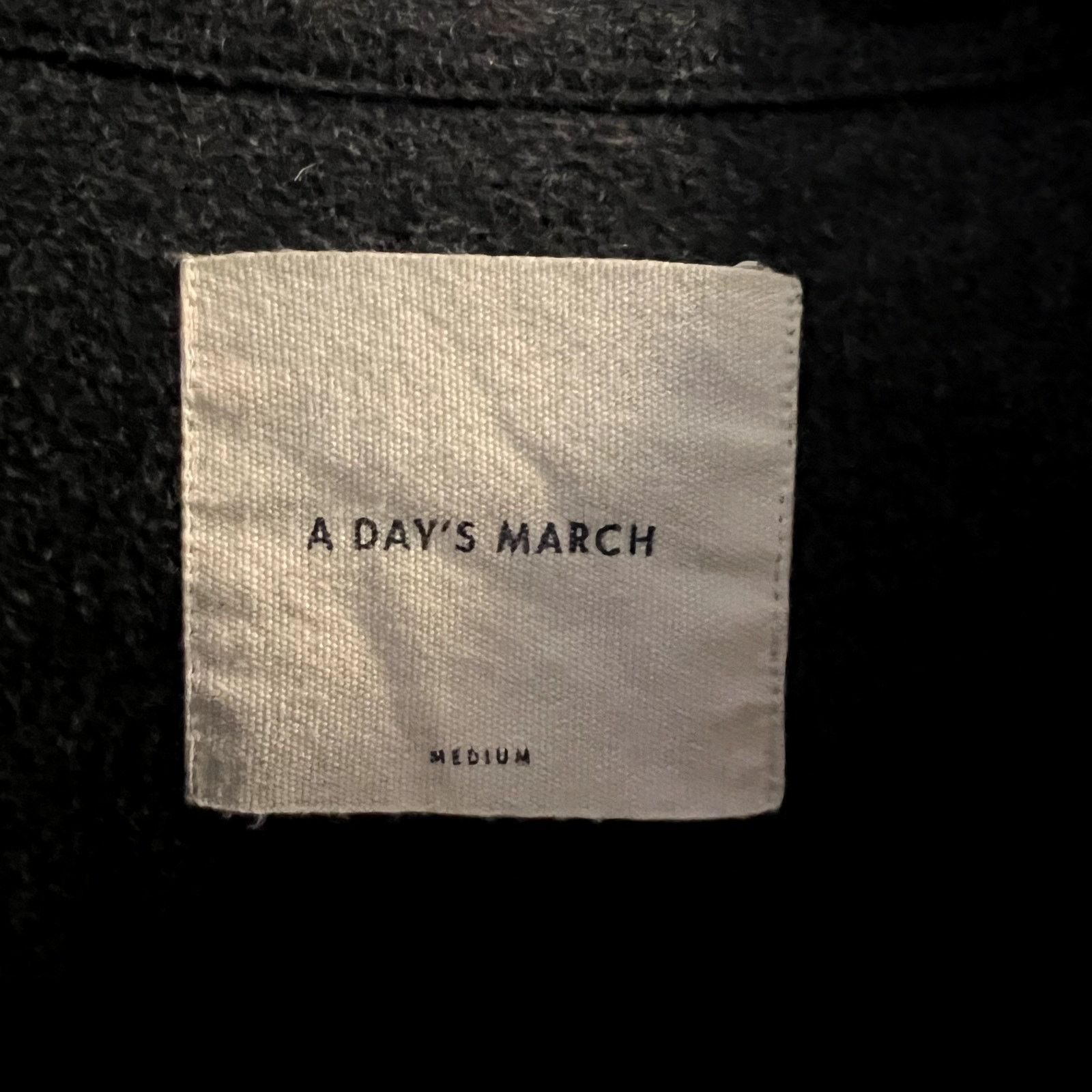 A Day's March a day's march button down shirt size M dark gray 100% cotton Size US M / EU 48-50 / 2 - 2 Thumbnail