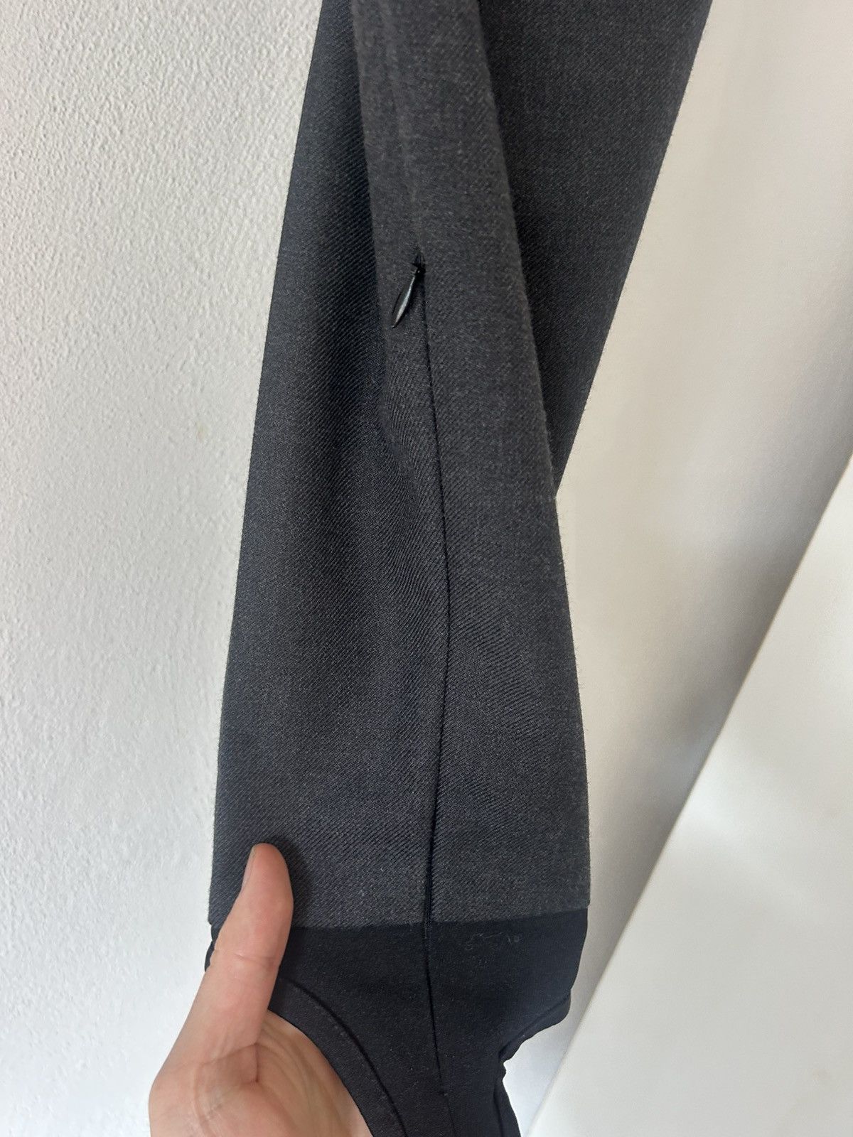 Prada Two-Tone Wool Stirrup Trousers Size US 36 / EU 52 - 7 Thumbnail
