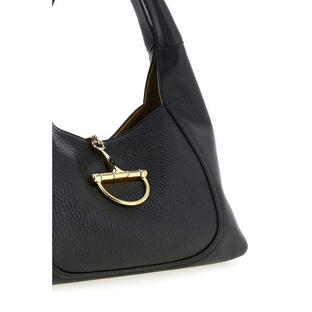 Gucci GUCCI Softbit Medium Black Leather Top Handle Bag New & Auth Size ONE SIZE - 4 Thumbnail