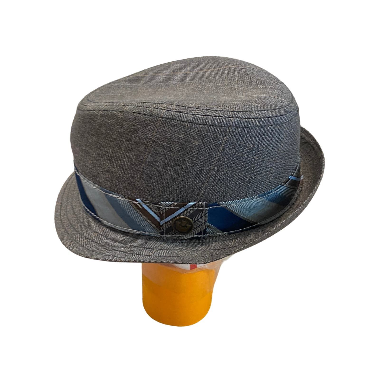 Chapeau Fedora Goorin Bros à Large Bords - Taille M - Couleur Gris - Neuf Sans Étiquette