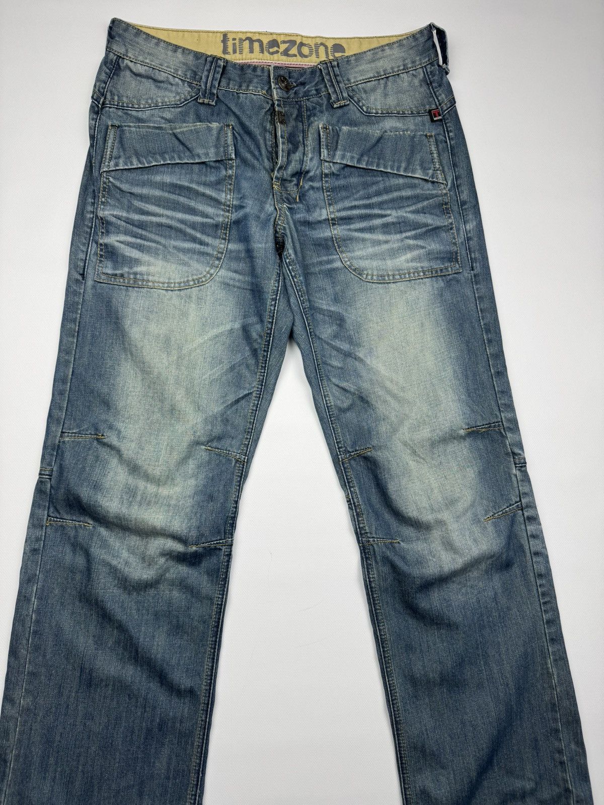 If Six Was Nine Vintage Junya Watanabe Style Distressed Jeans Size US 33 - 11 Thumbnail