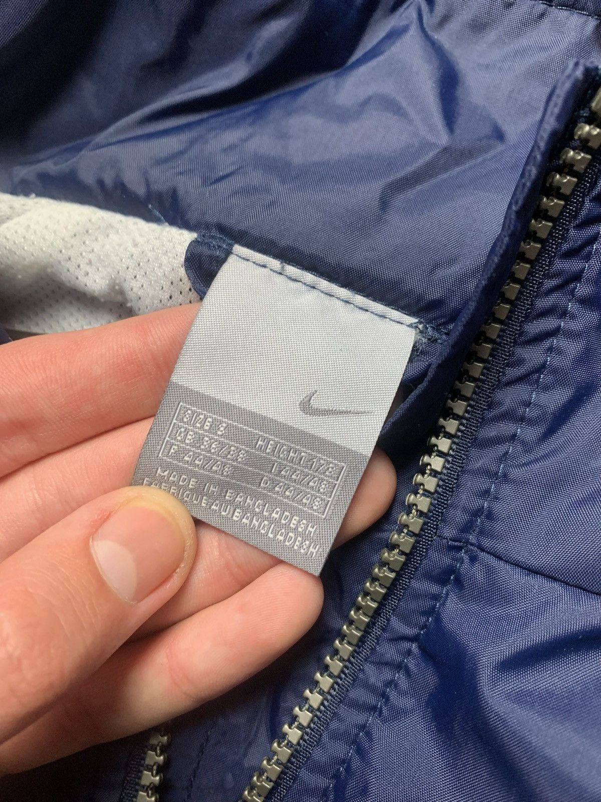 Nike × Vintage Vintage Nike light jacket size S navy logo Size US S / EU 44-46 / 1 - 5 Thumbnail