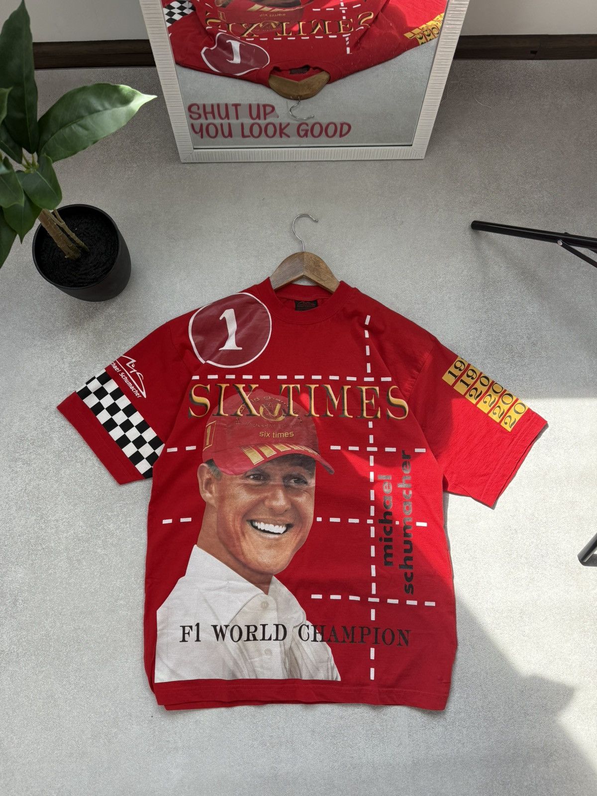 Ferrari Vintage Michael Schumacher Ferrari World Champion F1 T-Shirt Size US M / EU 48-50 / 2 - 1 Thumbnail