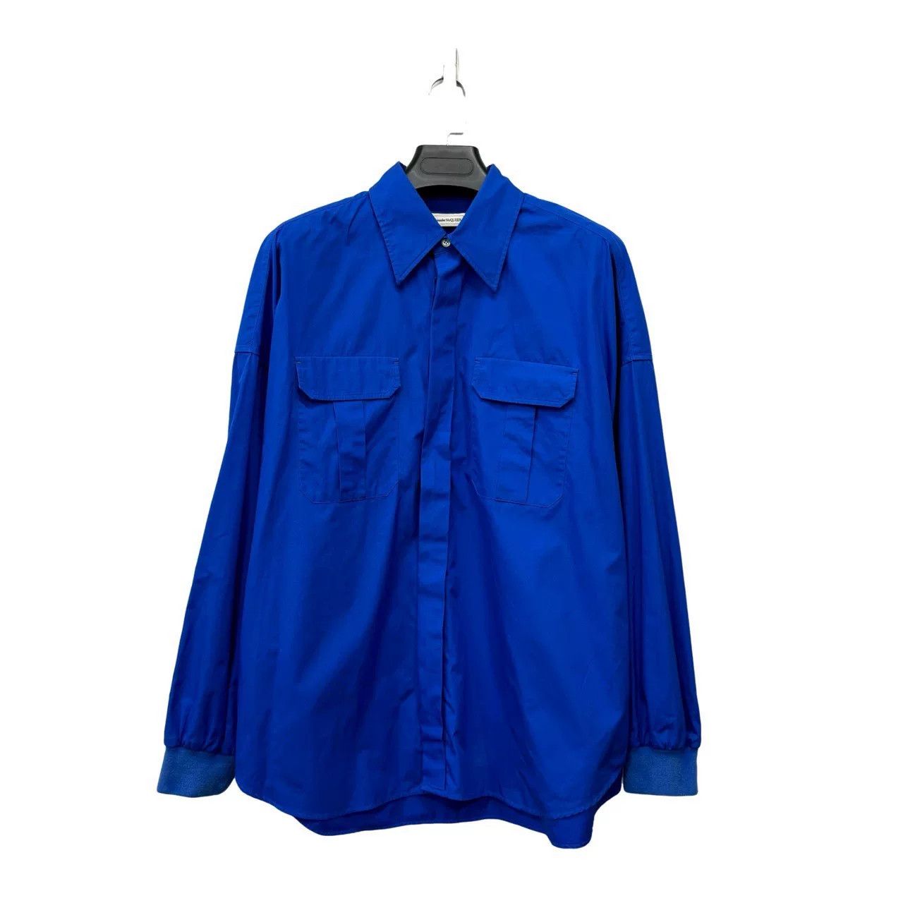 Alexander McQueen Alexander McQueen Blue Shirt Jacket Size US M / EU 48-50 / 2 - 1 Thumbnail